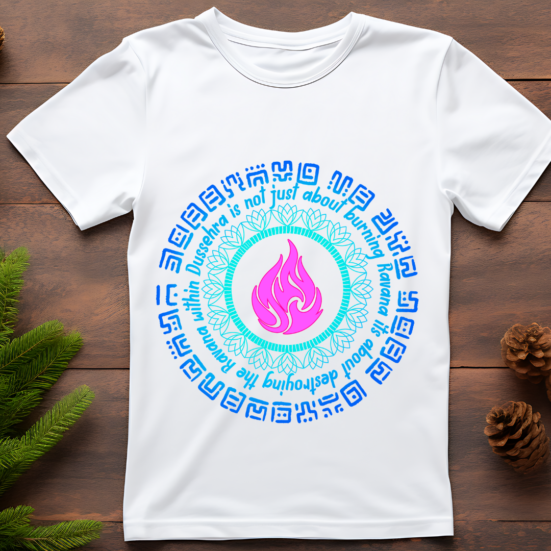 Dussehra: Conquer Your Inner Demons T-Shirt by RanggRiwaaz