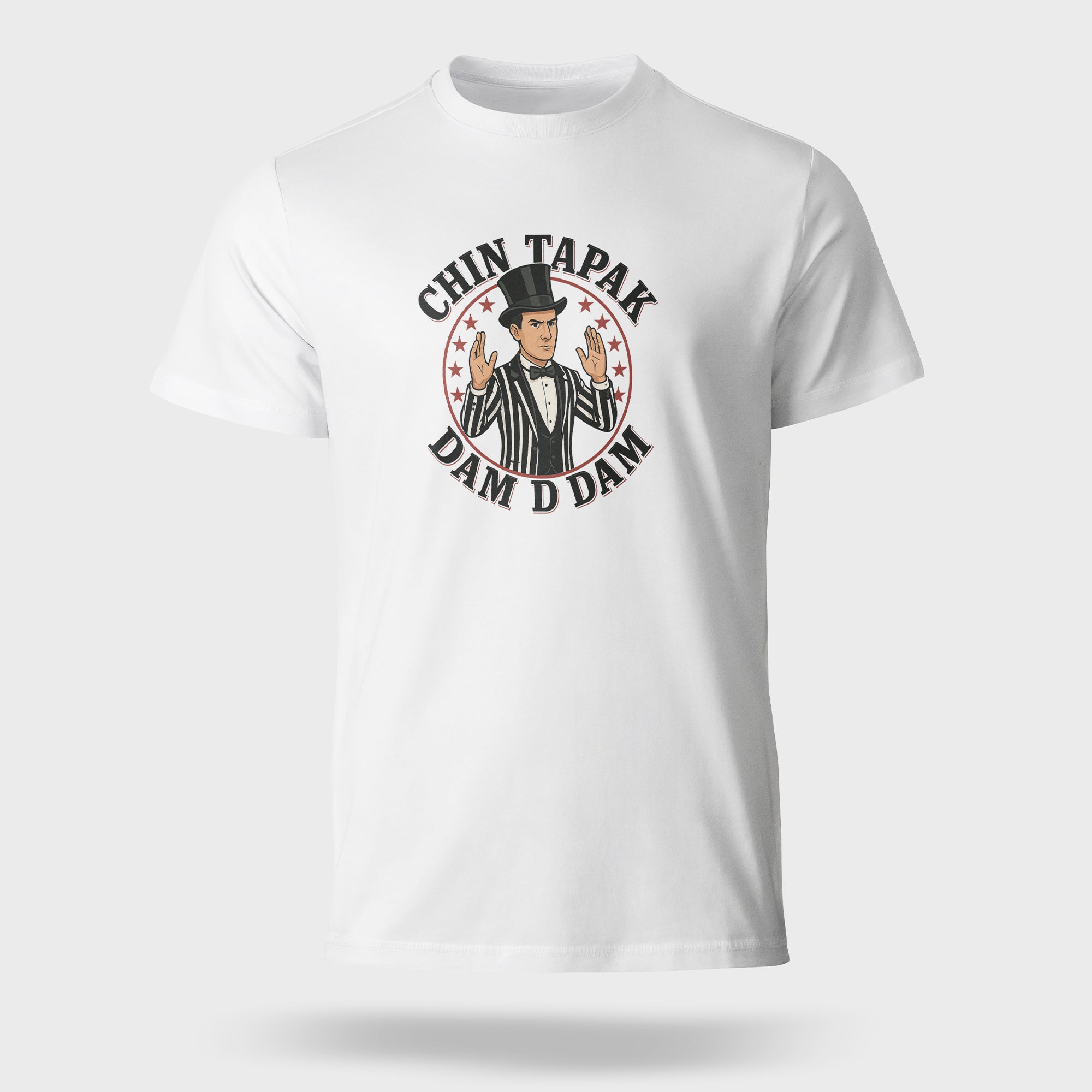 "Chin Tapak Dam D Dam" T-Shirt - Funny Meme Quote Tee by RanggRiwaaz