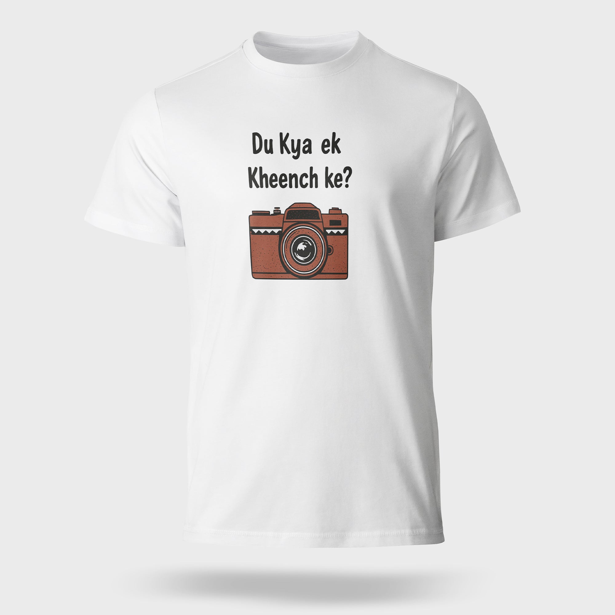 "Du Kya Ek Kheench Ke" T-Shirt - Funny Hindi Tee by RanggRiwaaz