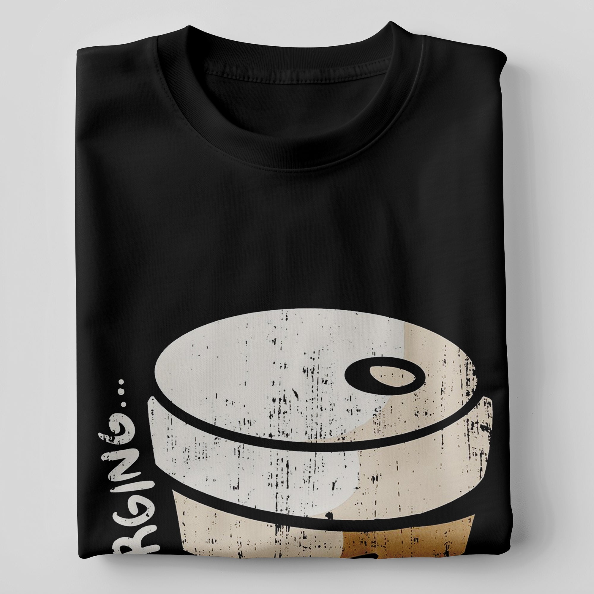 Coffee Charging T-Shirt - Funny Caffeine Powered Tee by RanggRiwaaz