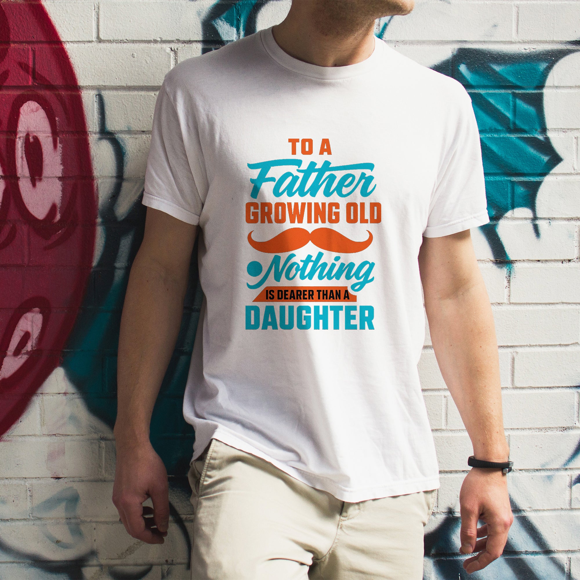 "Nothing Is Dearer Than a Daughter" T-Shirt - Sentimental Father-Daughter Bond Tee by RanggRiwaaz