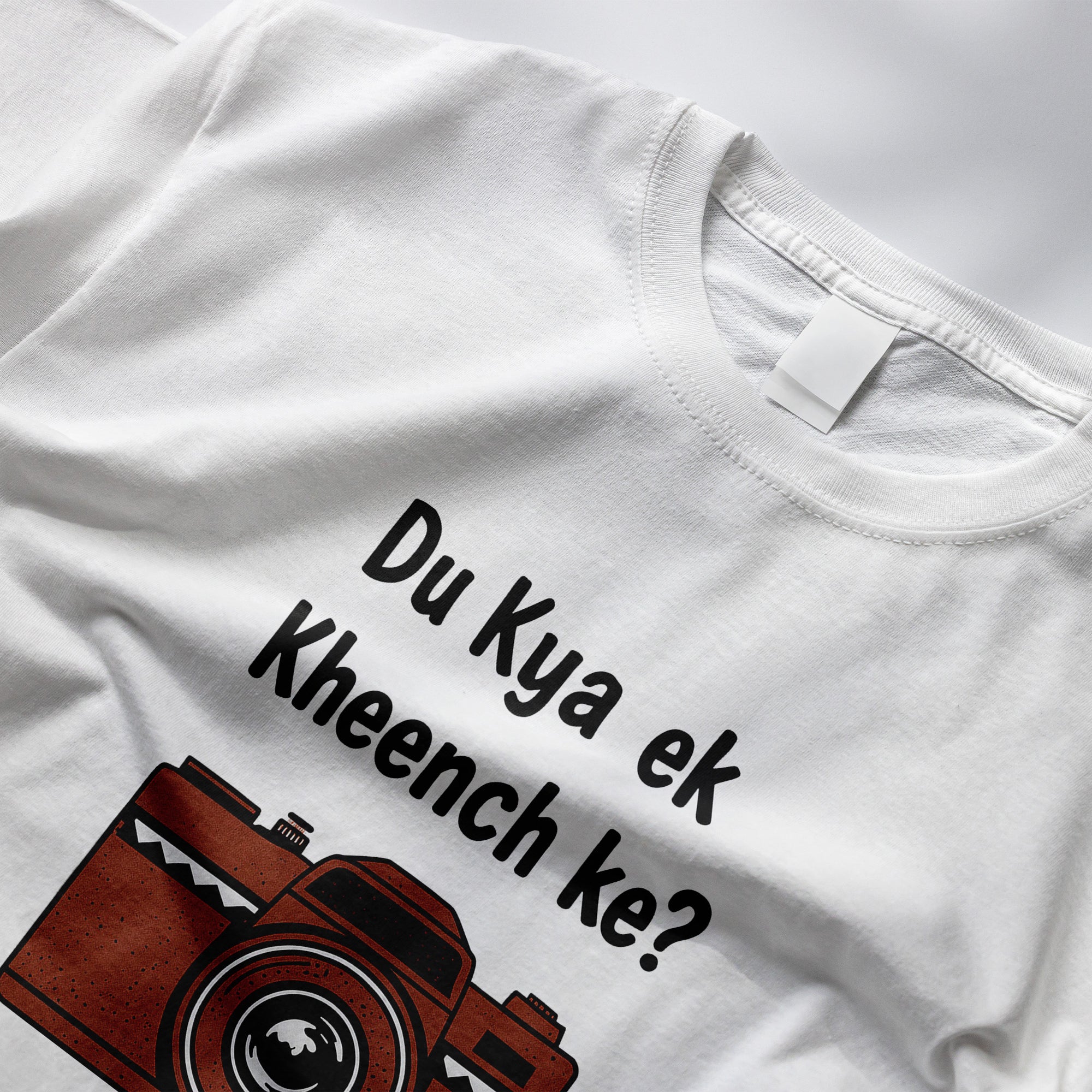 "Du Kya Ek Kheench Ke" T-Shirt - Funny Hindi Tee by RanggRiwaaz