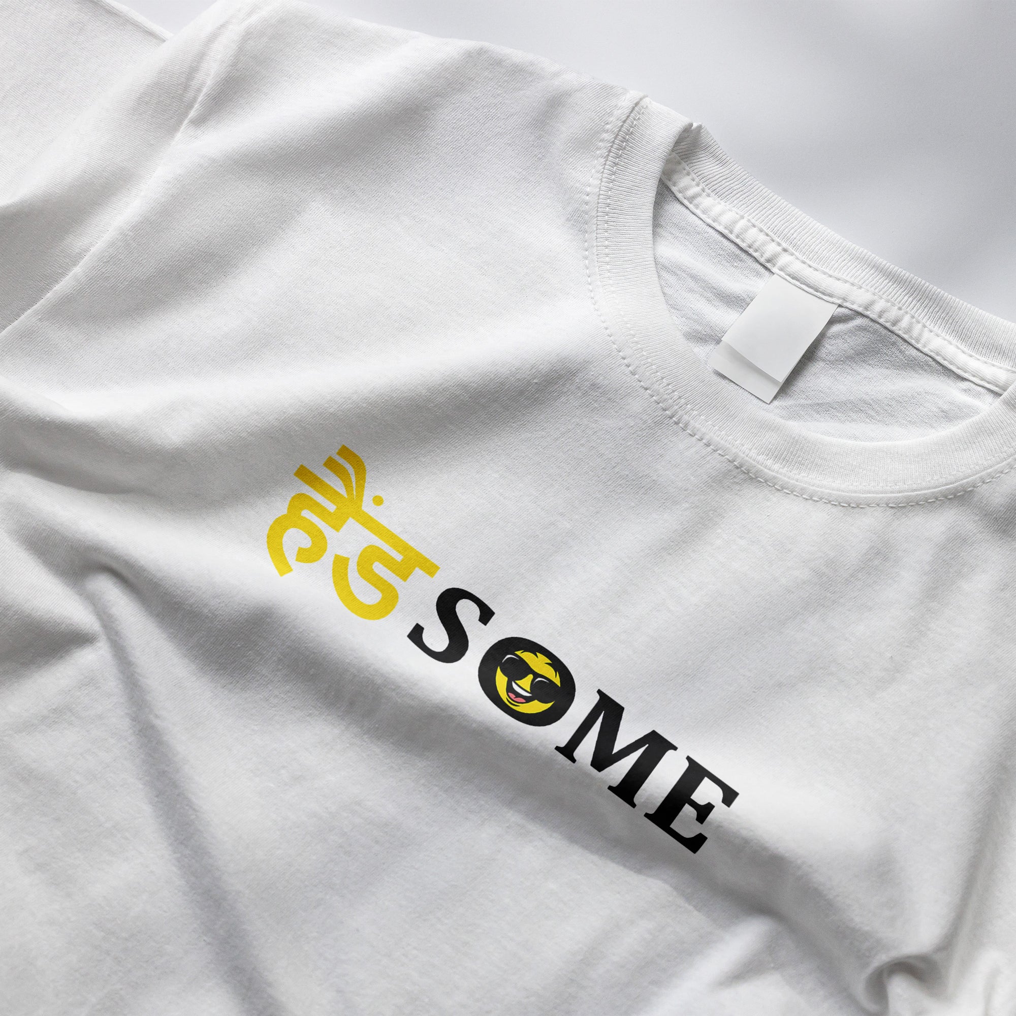 RanggRiwaaz Unisex "Handsome" Classic Crew Tee - Stylish Self-Love Apparel