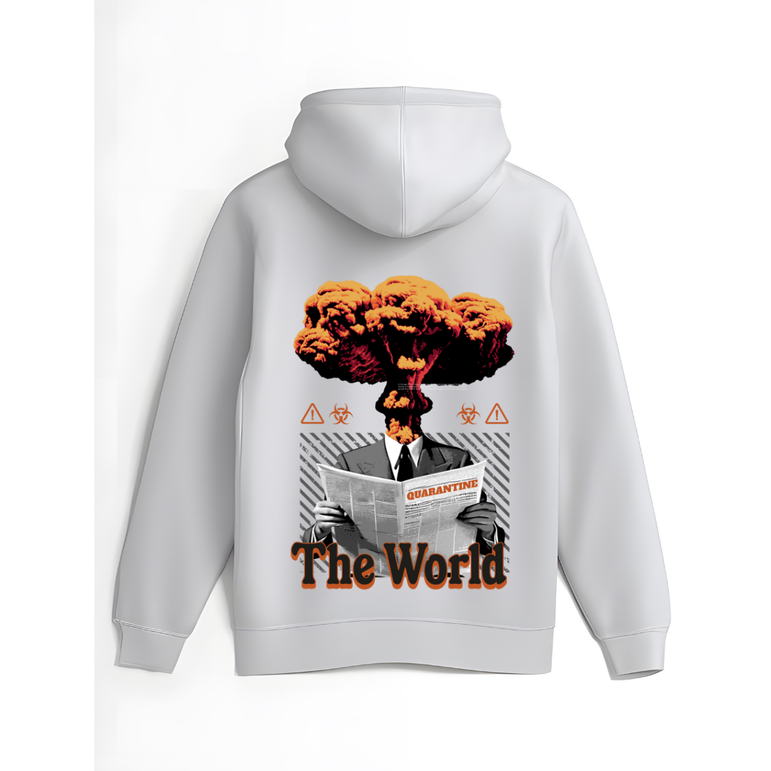 Pandemic: The World United Hoodie - Global Resilience Graphic Hoodie by RanggRiwaaz