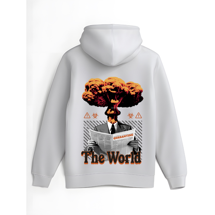 Pandemic: The World United Hoodie - Global Resilience Graphic Hoodie by RanggRiwaaz