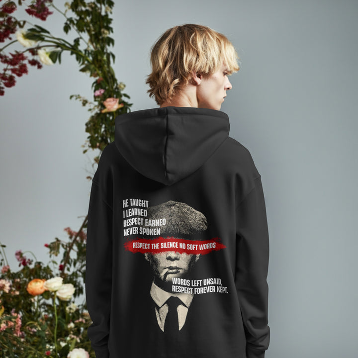 He Taught I Learned Respect Earned Hoodie - Mentor & Life Dad and Child Lesson Hoodie by RanggRiwaaz