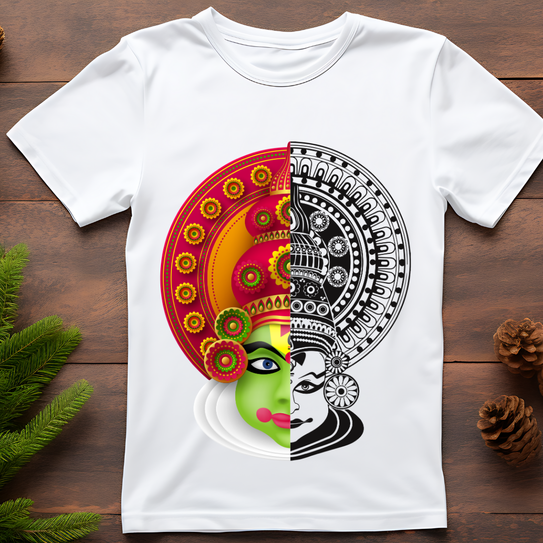 Kerala Harvest Festival T-Shirt - "Ashamsakal" Onam Celebration Apparel by RanggRiwaaz