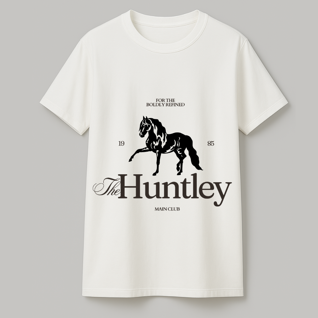 Huntley Rider Boys' T-Shirt - Motorcycle Graphic Crew Neck Tee by RanggRiwaaz