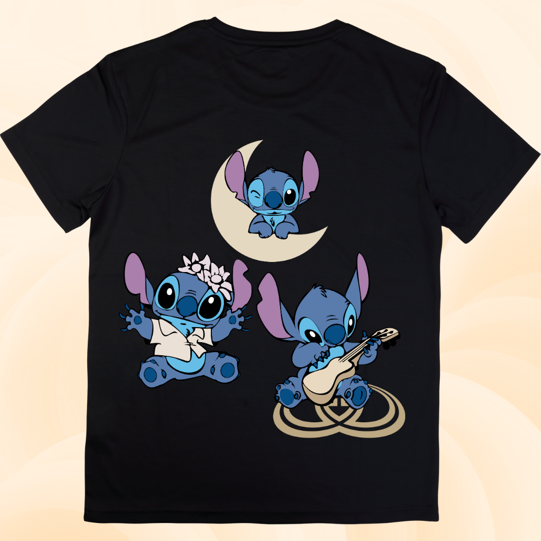 Disney Stitch Play Wink Dance Boys' T-Shirt - Fun Character Graphic Tee by RanggRiwaaz