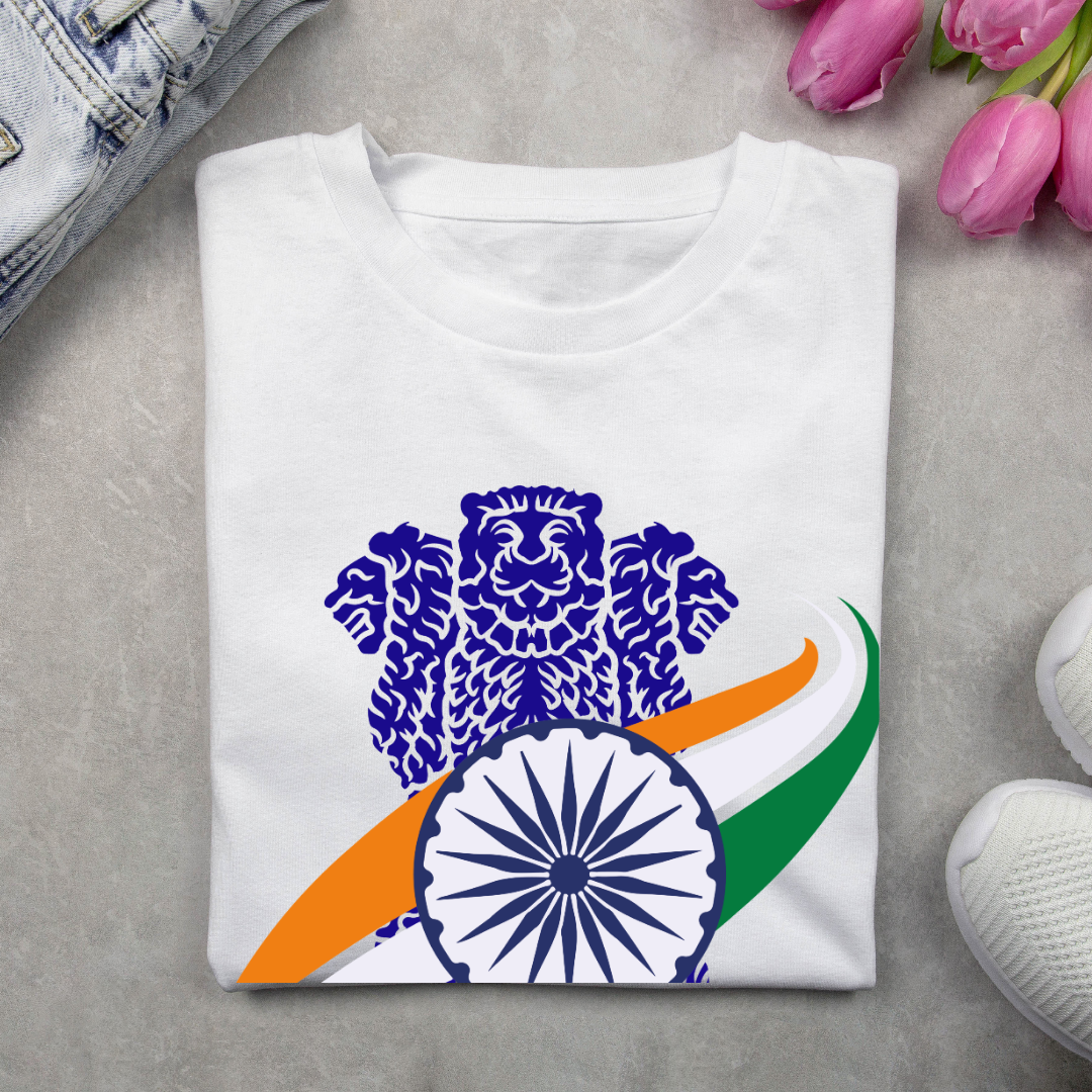 "Satyameva Jayate" T-Shirt - India National Motto Tee by RanggRiwaaz