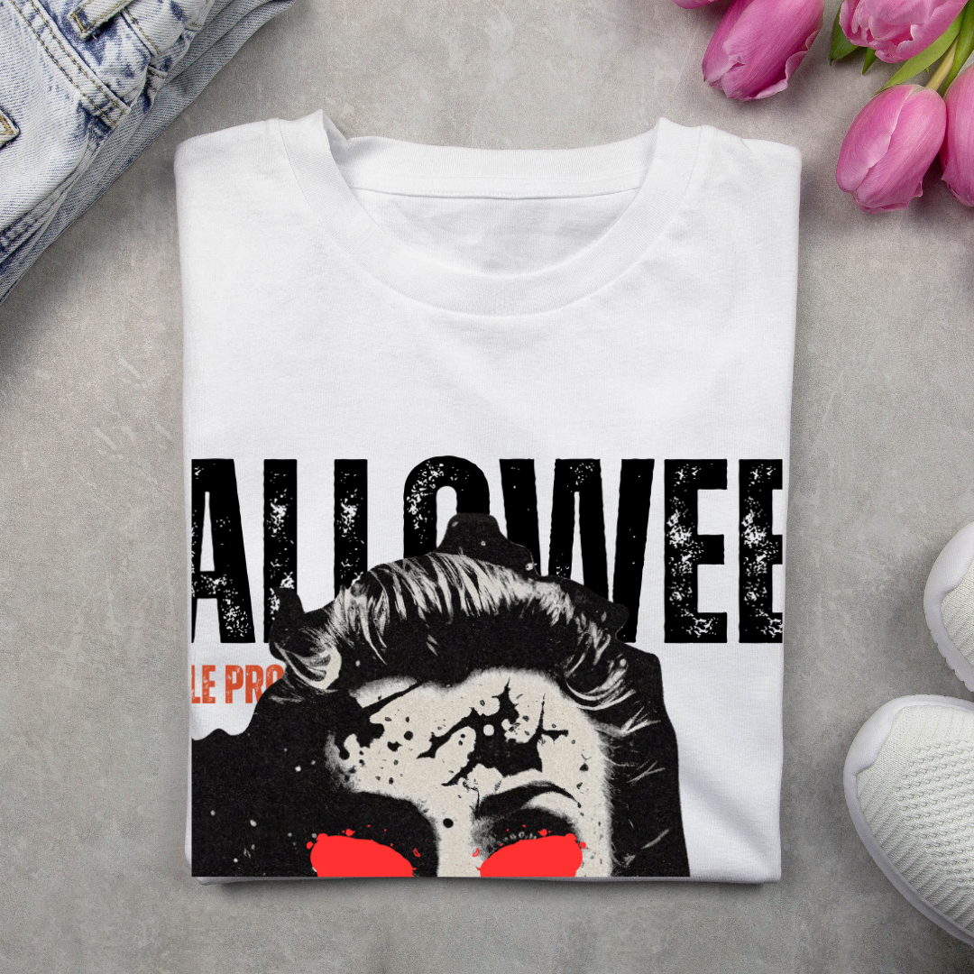 Halloween Scary Night T-Shirt - Horror Movie Vibe Graphic Tee by RanggRiwaaz