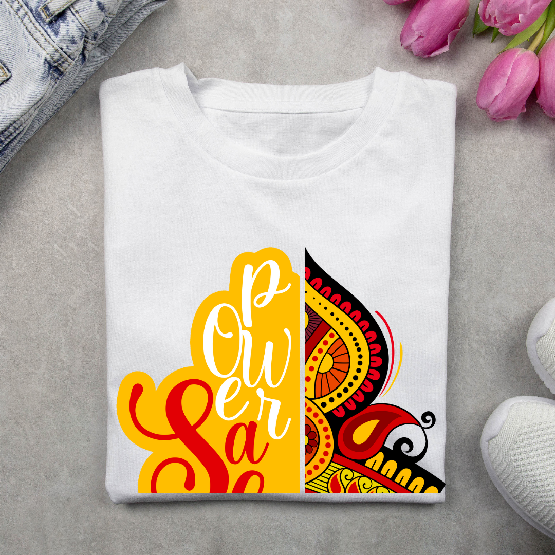 RanggRiwaaz "Maa Durga" T-Shirt Women - Divine Feminine Shakti Apparel