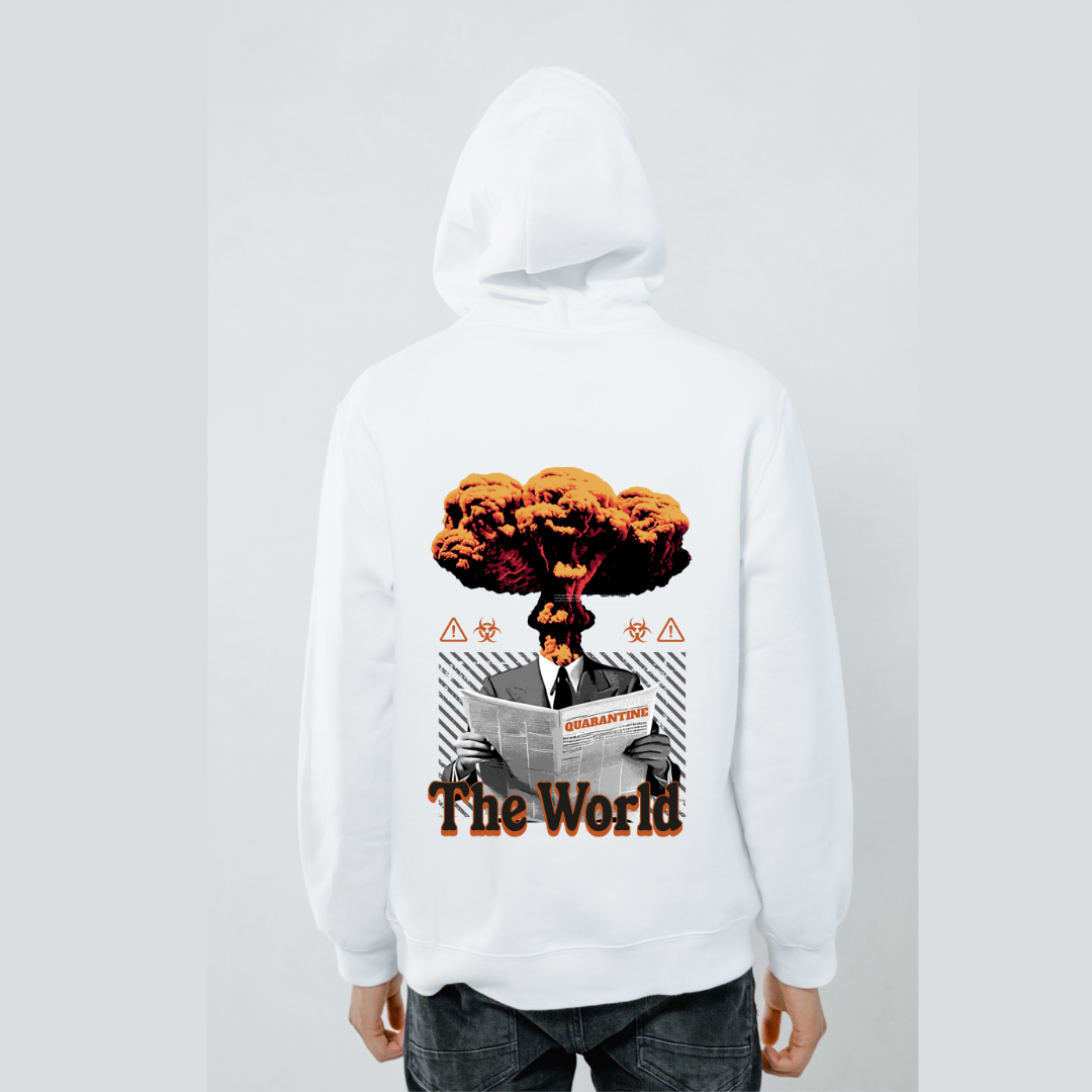 Pandemic: The World United Hoodie - Global Resilience Graphic Hoodie by RanggRiwaaz