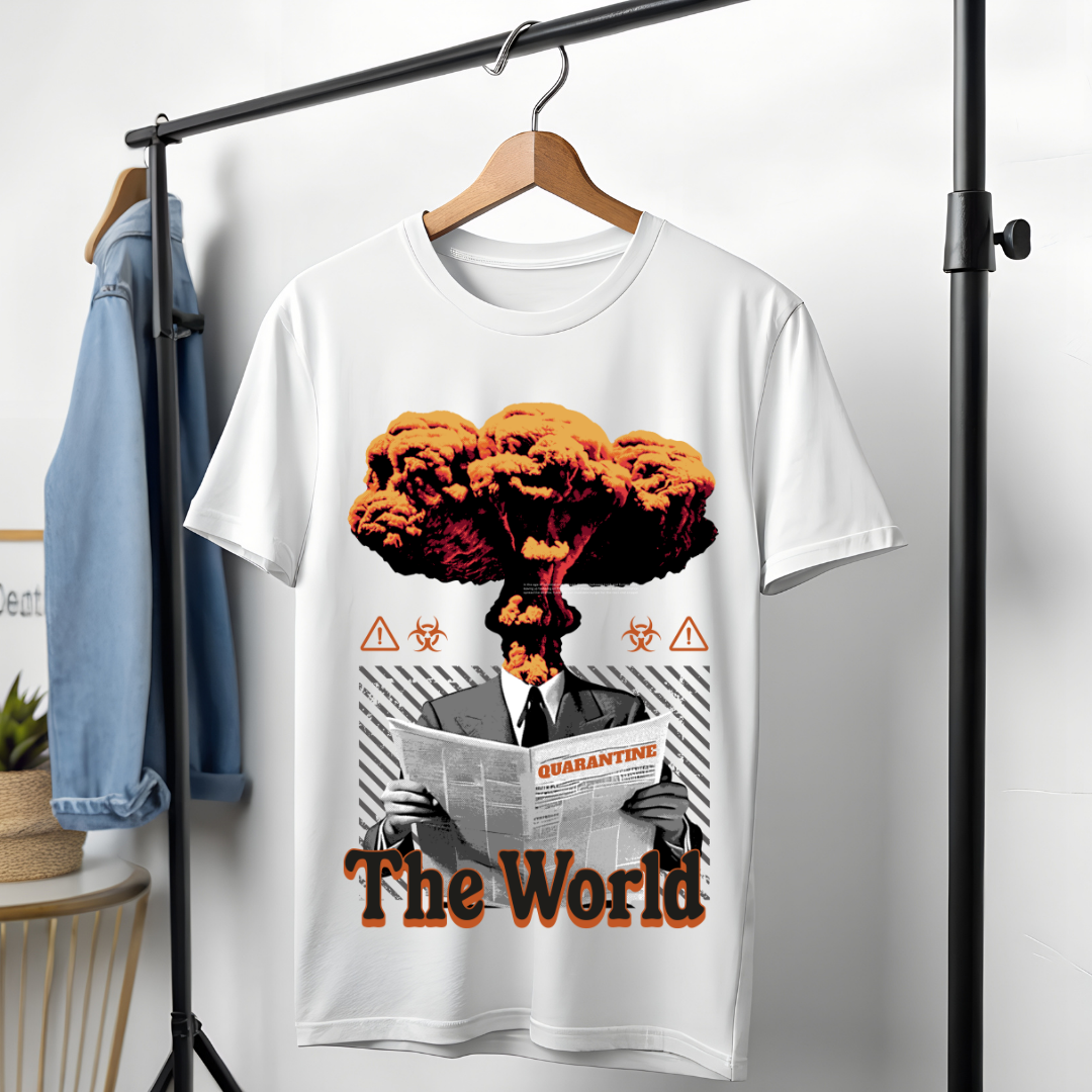 Pandemic: The World United T-Shirt - Global Resilience Graphic Tee by RanggRiwaaz