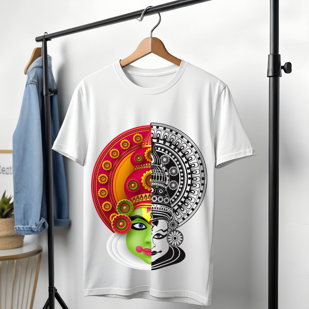 Kerala Harvest Festival T-Shirt - "Ashamsakal" Onam Celebration Apparel by RanggRiwaaz
