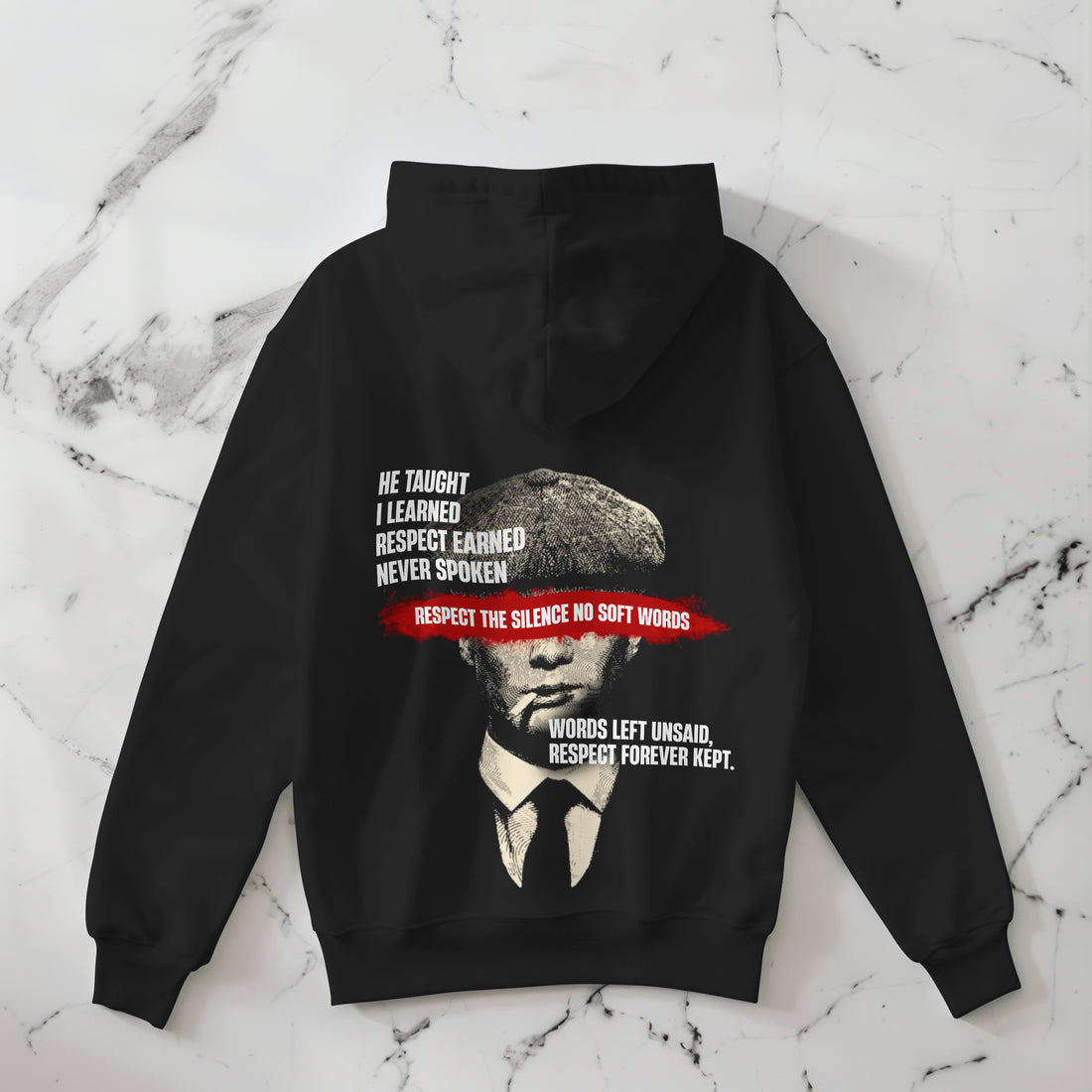 He Taught I Learned Respect Earned Hoodie - Mentor & Life Dad and Child Lesson Hoodie by RanggRiwaaz