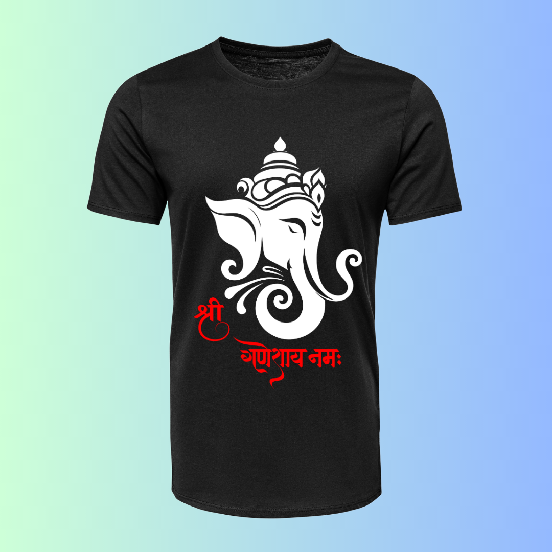 Ganpati Bappa Morya T-Shirt - Devotional Ganesh Chaturthi Apparel by RanggRiwaaz
