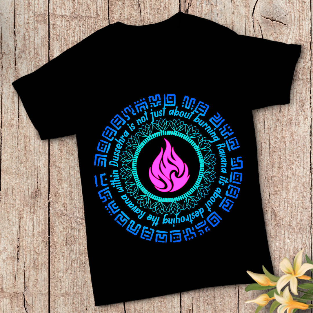 Dussehra: Conquer Your Inner Demons T-Shirt by RanggRiwaaz