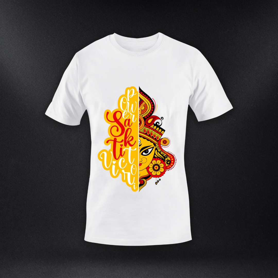 RanggRiwaaz "Maa Durga" T-Shirt Women - Divine Feminine Shakti Apparel