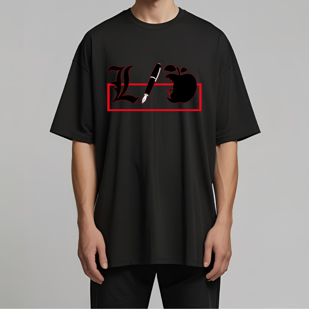 Death Note Unisex Oversized T-Shirt - Anime Fan Merch & Graphic Tee by RanggRiwaaz