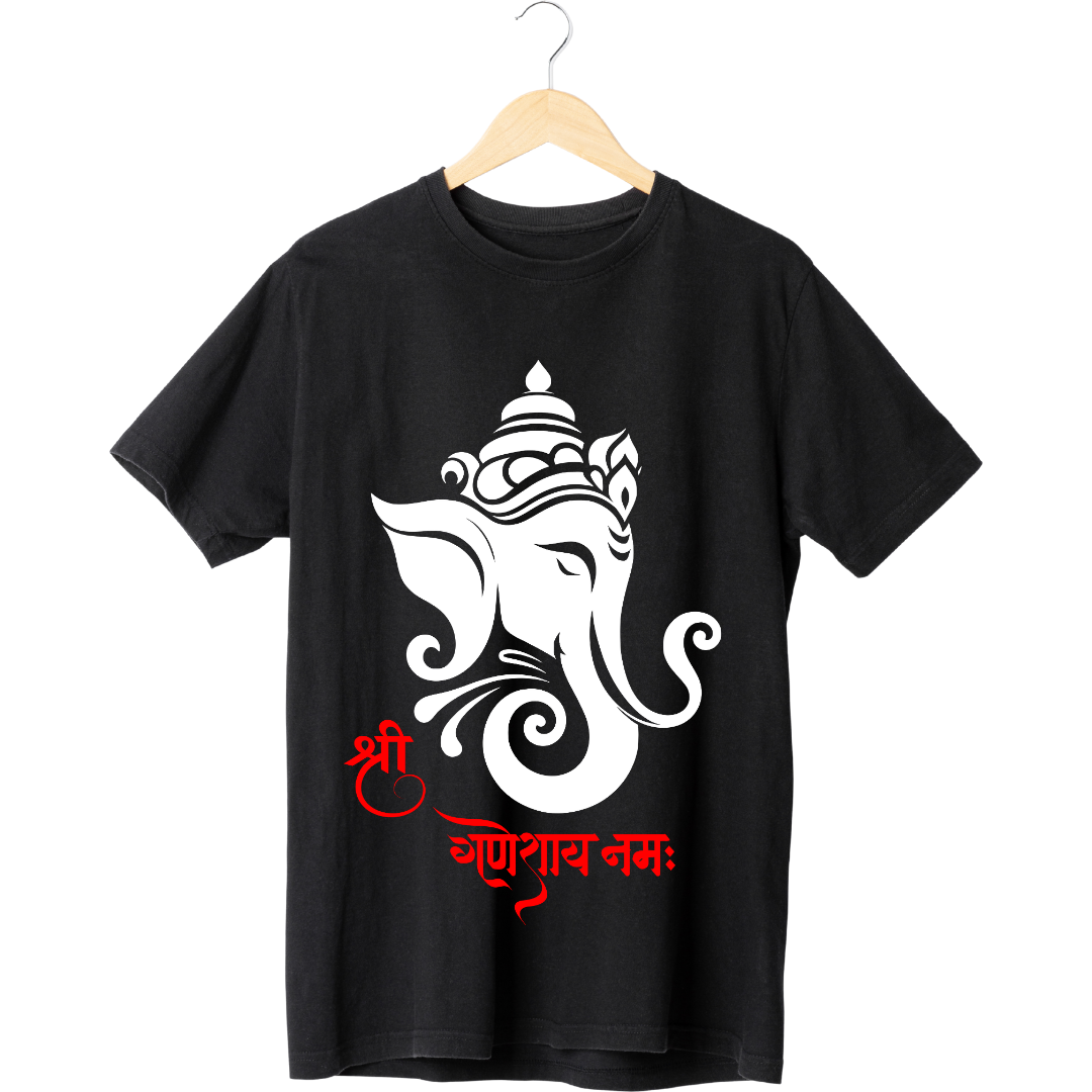 Ganpati Bappa Morya T-Shirt - Devotional Ganesh Chaturthi Apparel by RanggRiwaaz