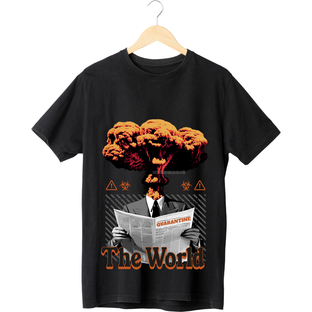 Pandemic: The World United T-Shirt - Global Resilience Graphic Tee by RanggRiwaaz