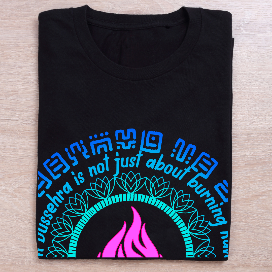 Dussehra: Conquer Your Inner Demons T-Shirt by RanggRiwaaz