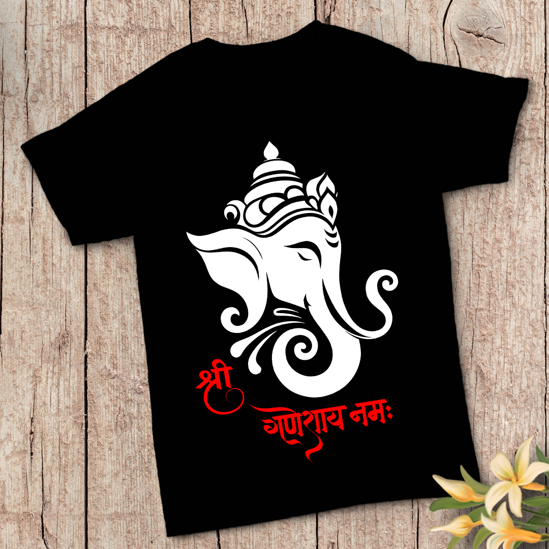 Ganpati Bappa Morya T-Shirt - Devotional Ganesh Chaturthi Apparel by RanggRiwaaz