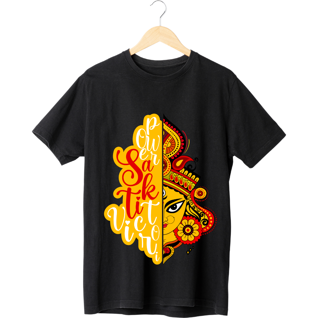 RanggRiwaaz "Maa Durga" T-Shirt Women - Divine Feminine Shakti Apparel