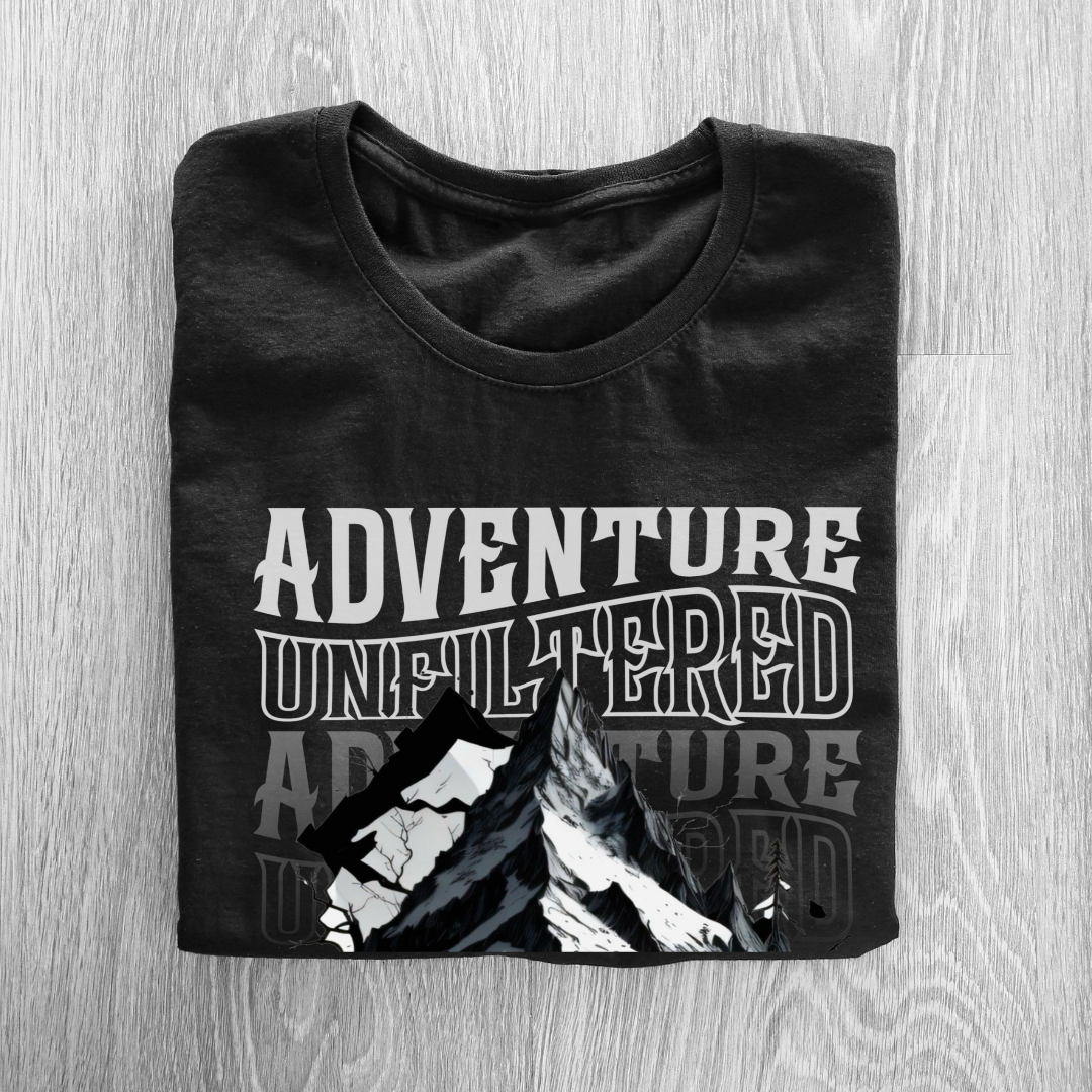 RanggRiwaaz "Adventure Unfiltered" Unisex Graphic Tee - Wanderlust & Travel Apparel