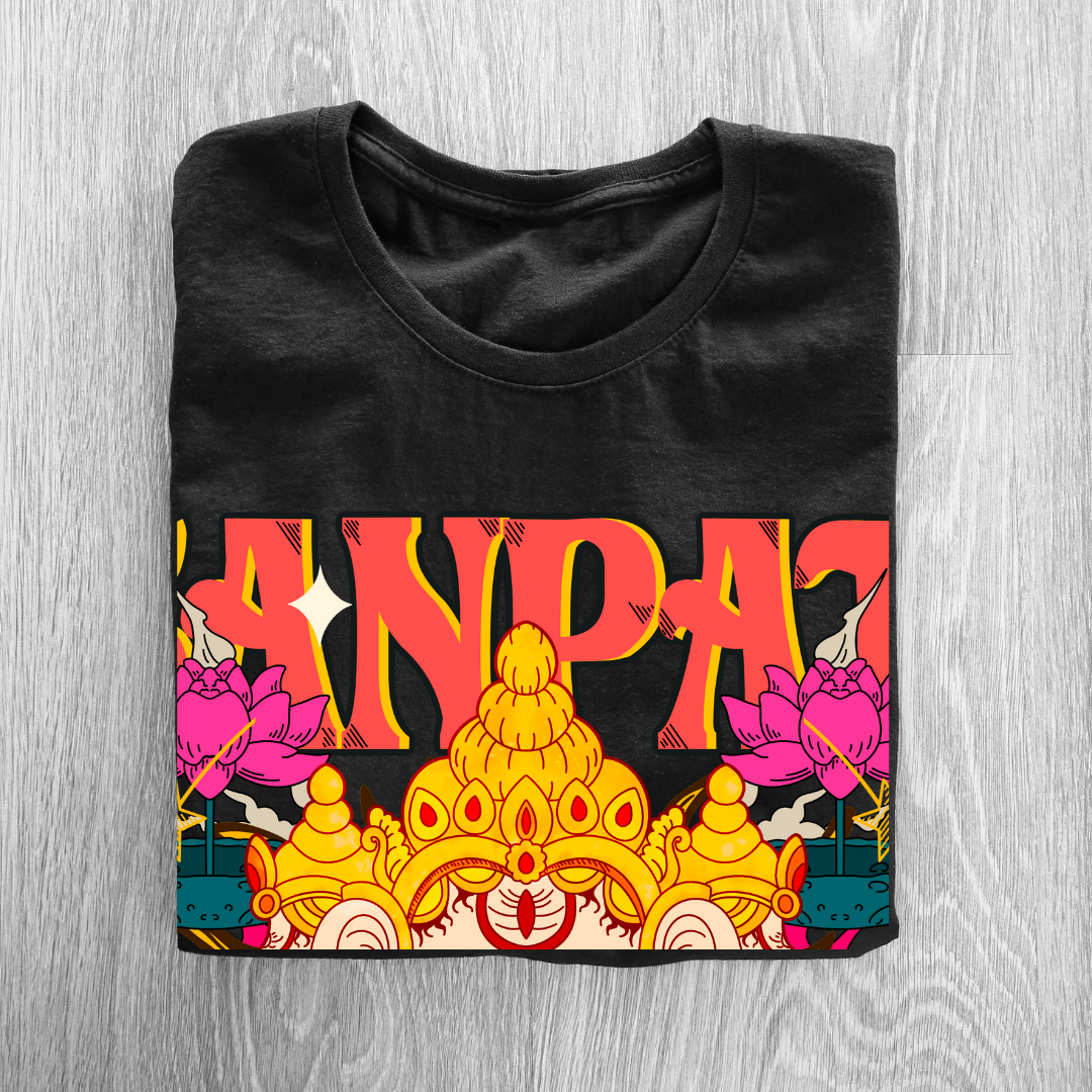 Ganpati Bappa Morya T-Shirt - Devotional Ganesh Mantra Tee by RanggRiwaaz