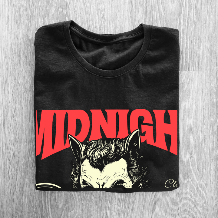 Midnight Havoc T-Shirt - Chaos & Rebellion Halloween Graphic Tee by RanggRiwaaz