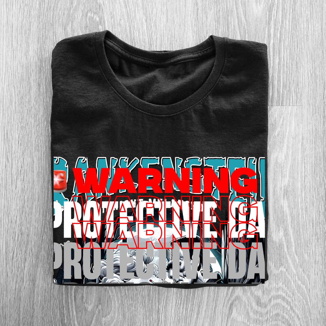 Protective Dad T-Shirt - Guardian of My Daughter Graphic Tee by RanggRiwaaz
