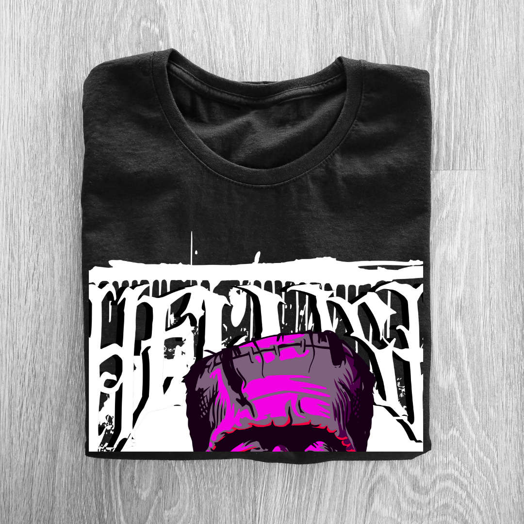 Hellish Chorus T-Shirt - Heavy Metal & Dark Fantasy Halloween Graphic Tee by RanggRiwaaz