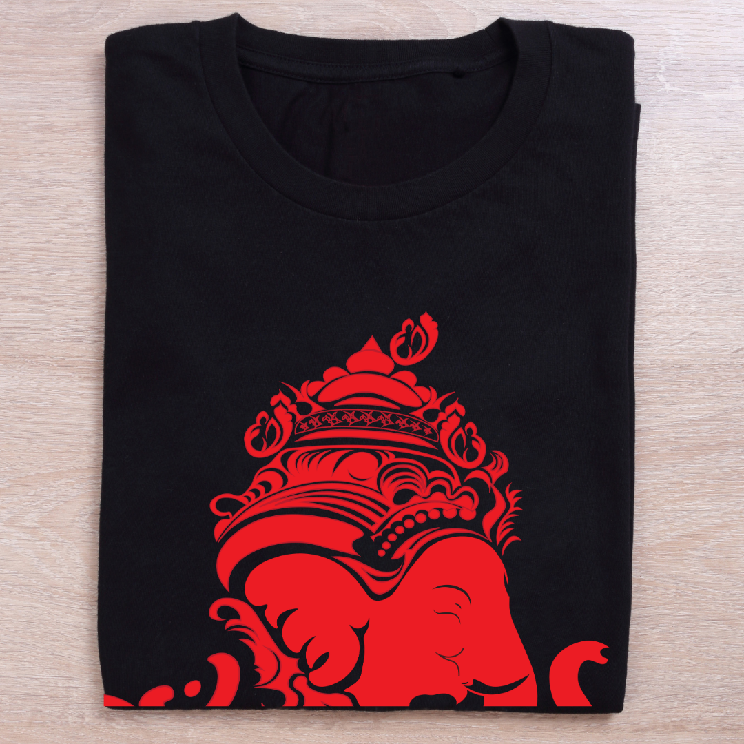 Ganesh Chaturthi T-Shirt - Festive Ganpati Bappa Graphic Tee by RanggRiwaaz