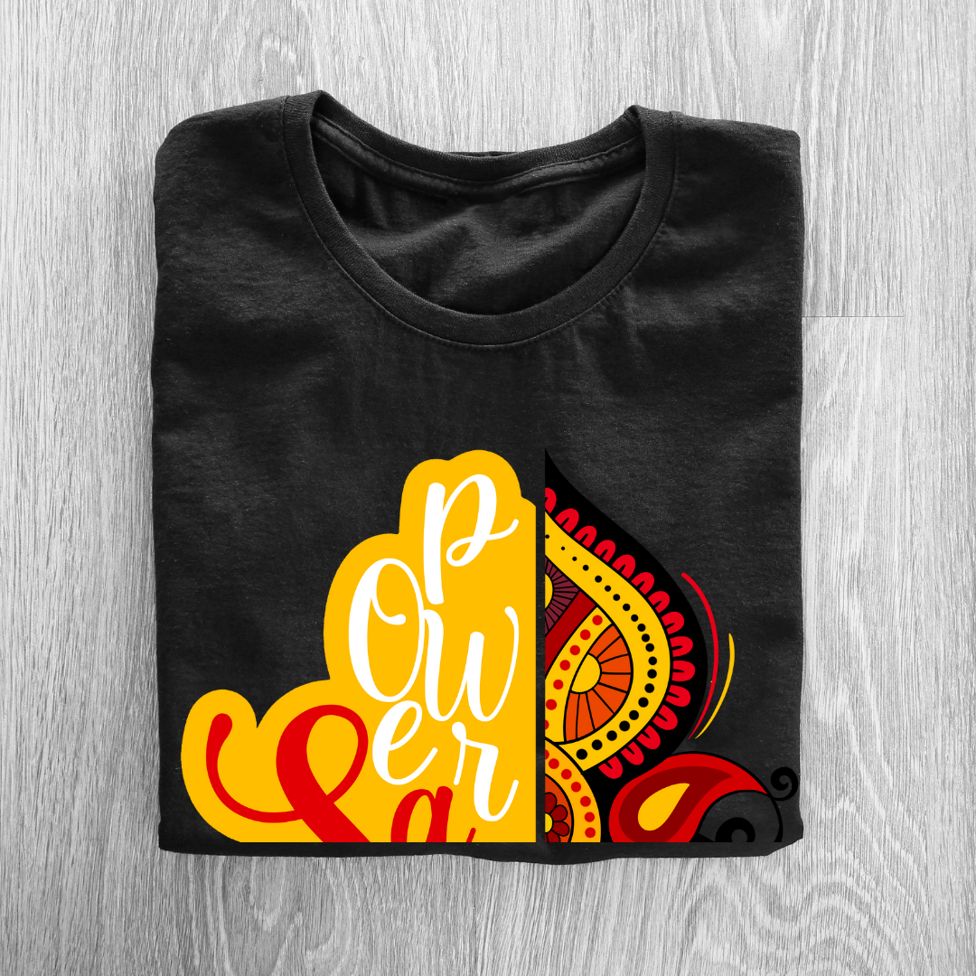 Power Shakti Maa Durga T-Shirt Men - Divine Goddess Graphic Tee by RanggRiwaaz