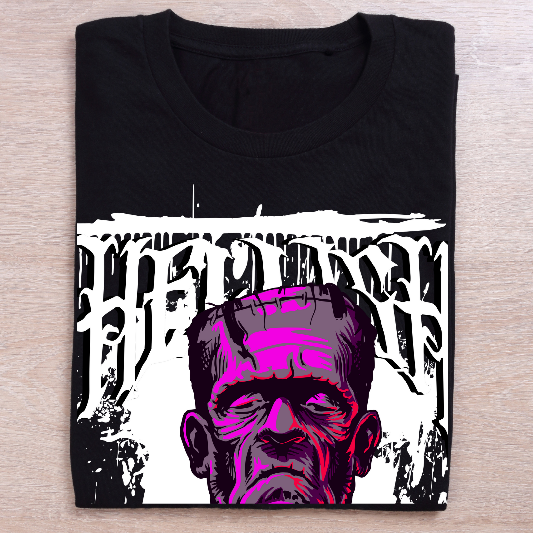 Hellish Chorus T-Shirt - Heavy Metal & Dark Fantasy Halloween Graphic Tee by RanggRiwaaz