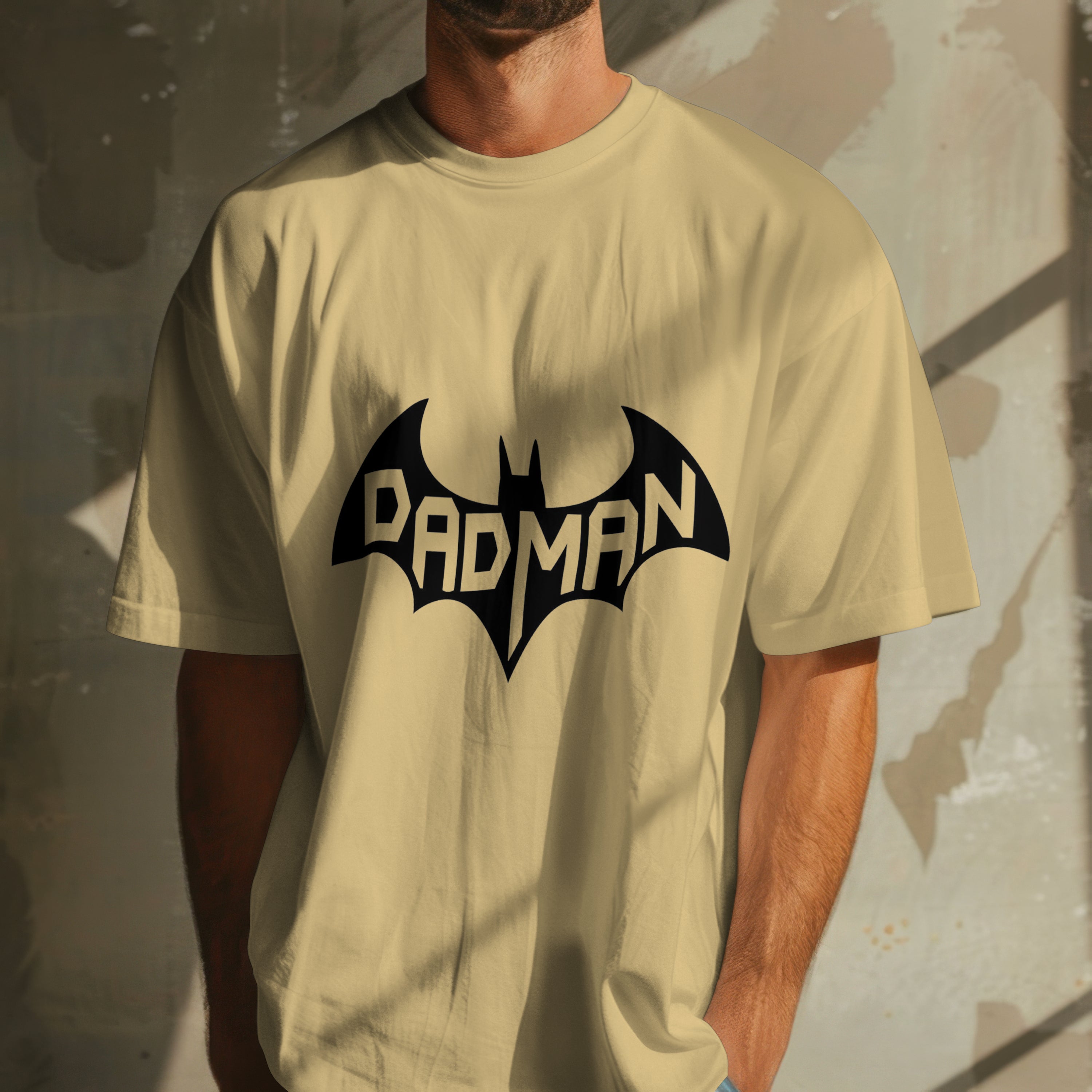 DadMan T-Shirt for Men - RanggRiwaaz Superhero Dad Tee Gift