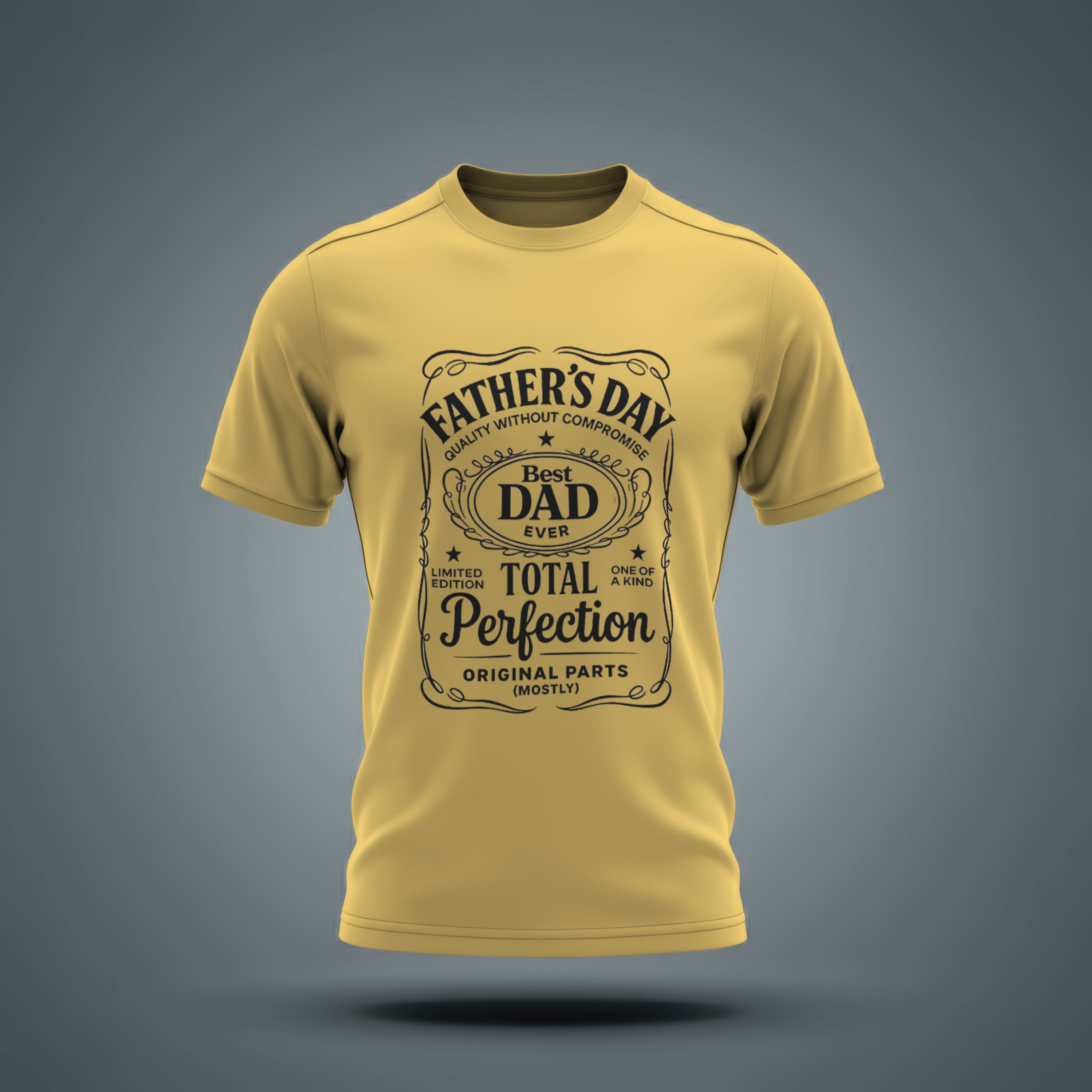 "Best Dad Ever" T Shirt Tee - Ideal Gift for Dads by RanggRiwaaz