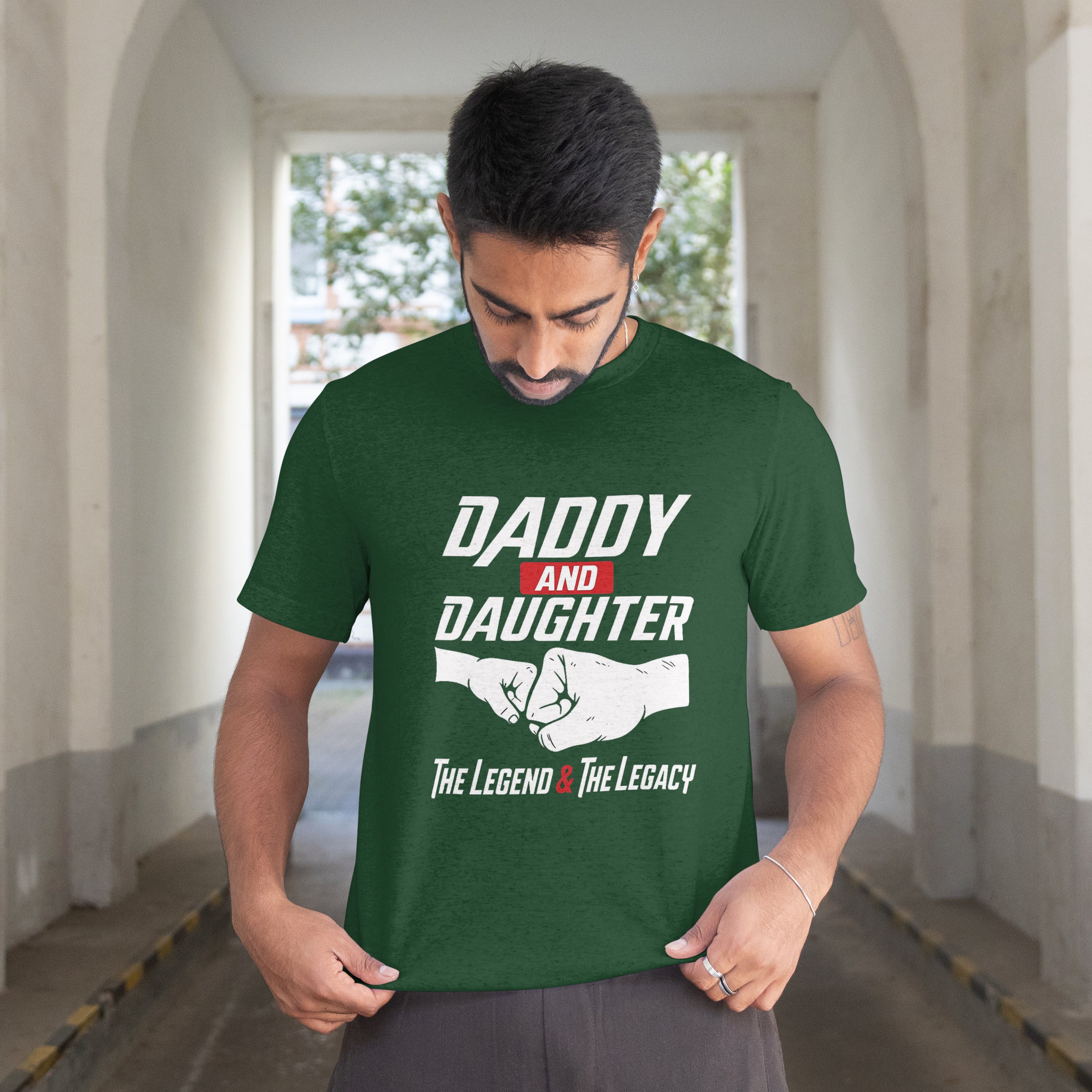 Daddy and Daughter T-Shirt Set - "The Legend and The Legacy" Matching Family Father Daughter T-Shirt - Special Dad Gift Tees by RanggRiwaaz