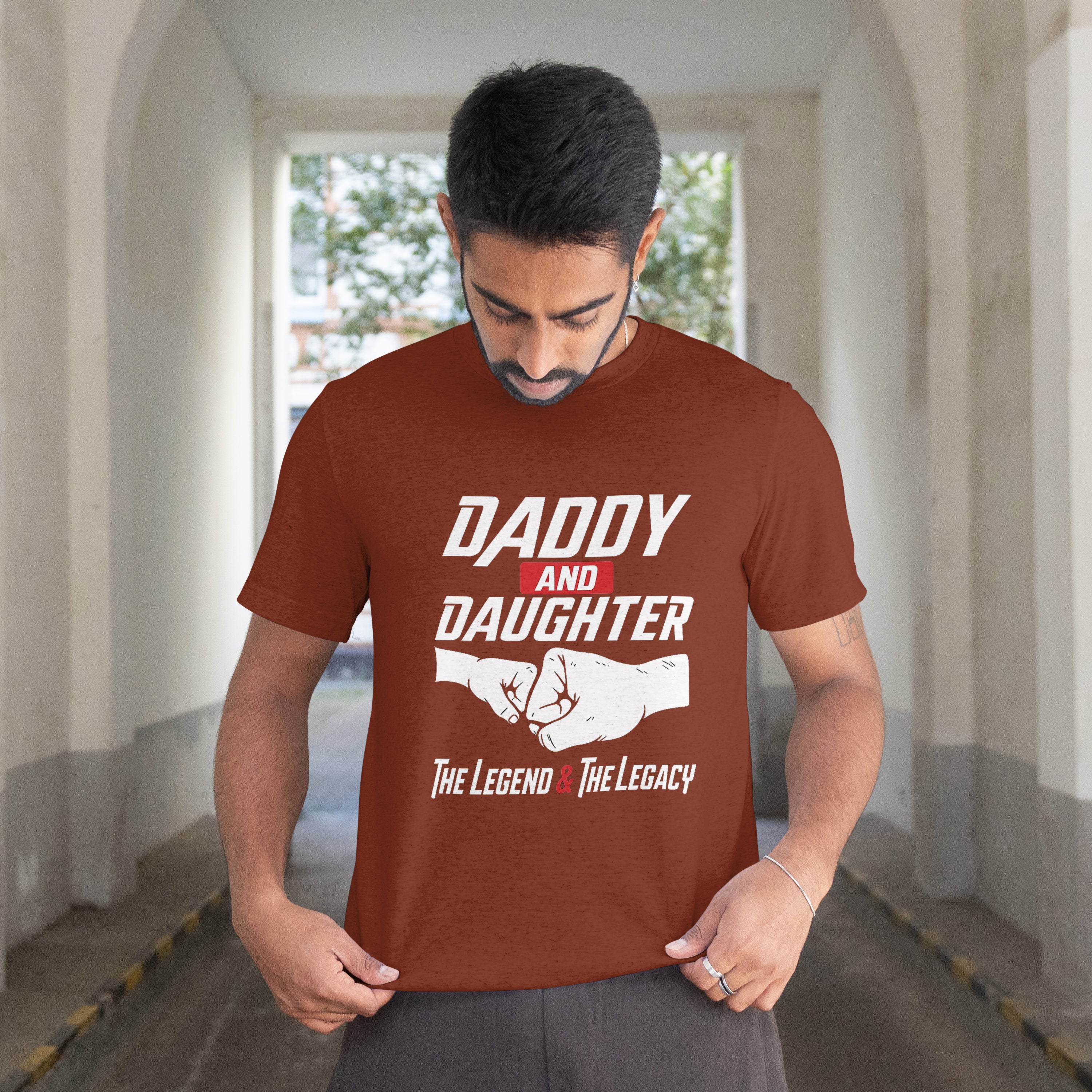 Daddy and Daughter T-Shirt Set - "The Legend and The Legacy" Matching Family Father Daughter T-Shirt - Special Dad Gift Tees by RanggRiwaaz