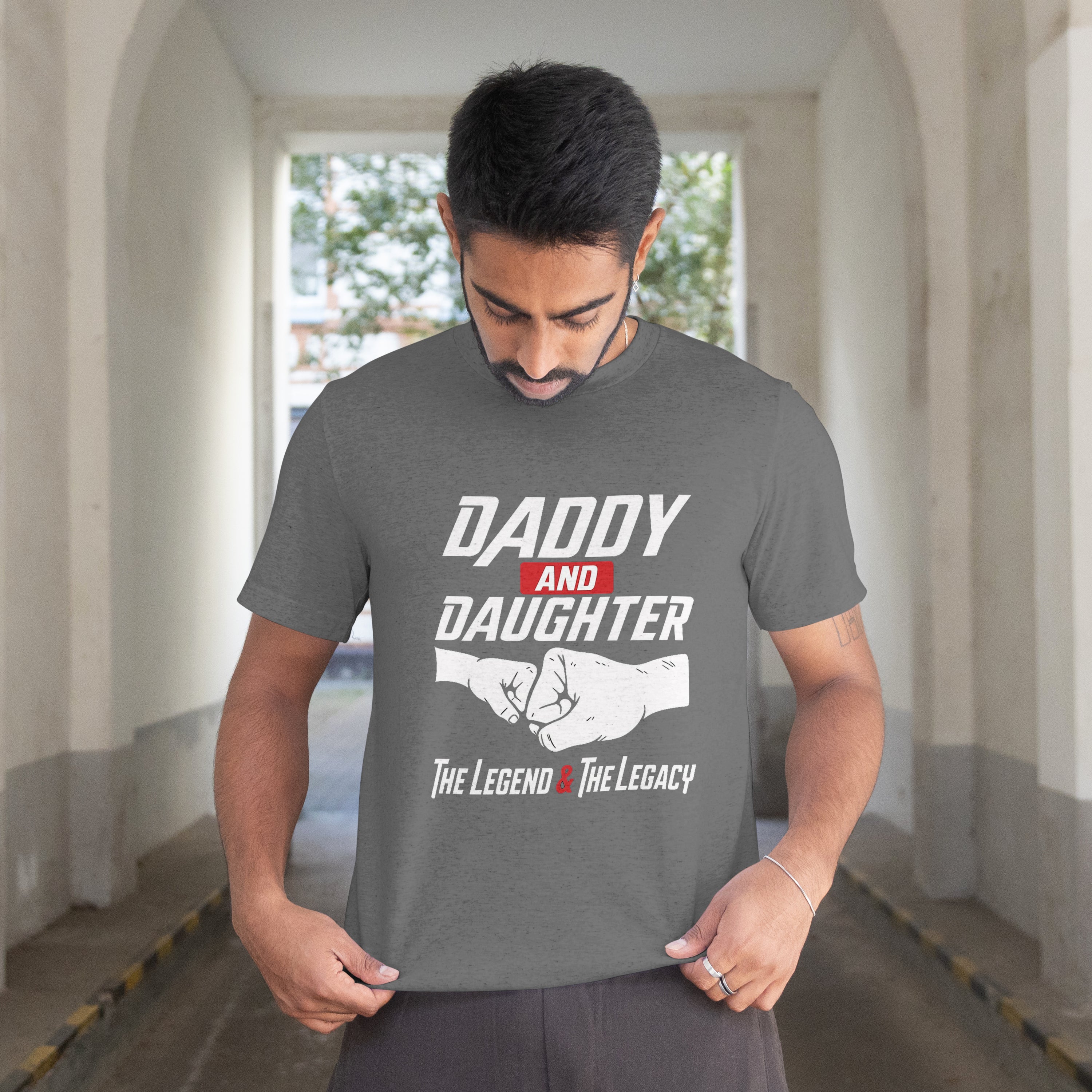 Daddy and Daughter T-Shirt Set - "The Legend and The Legacy" Matching Family Father Daughter T-Shirt - Special Dad Gift Tees by RanggRiwaaz