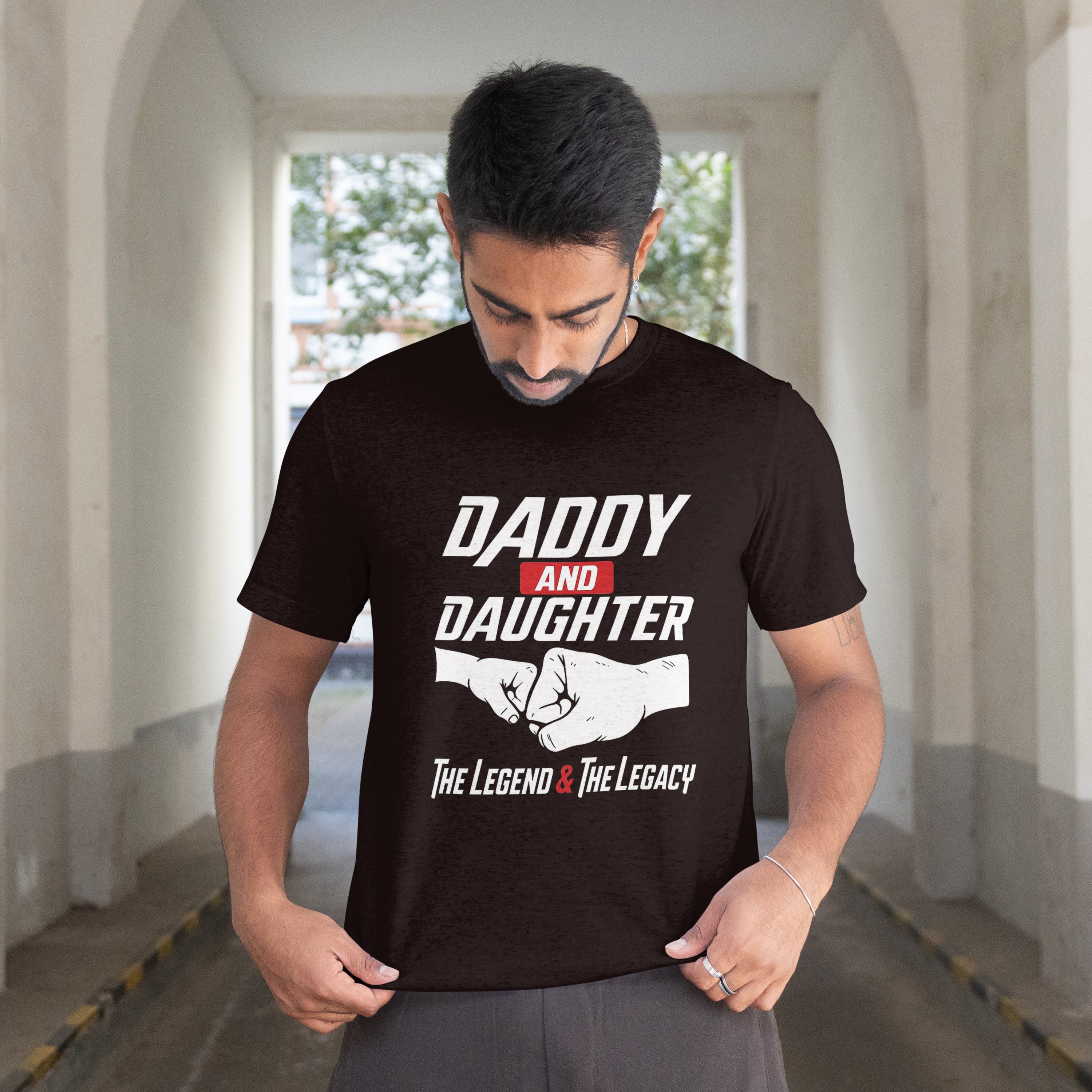 Daddy and Daughter T-Shirt Set - "The Legend and The Legacy" Matching Family Father Daughter T-Shirt - Special Dad Gift Tees by RanggRiwaaz