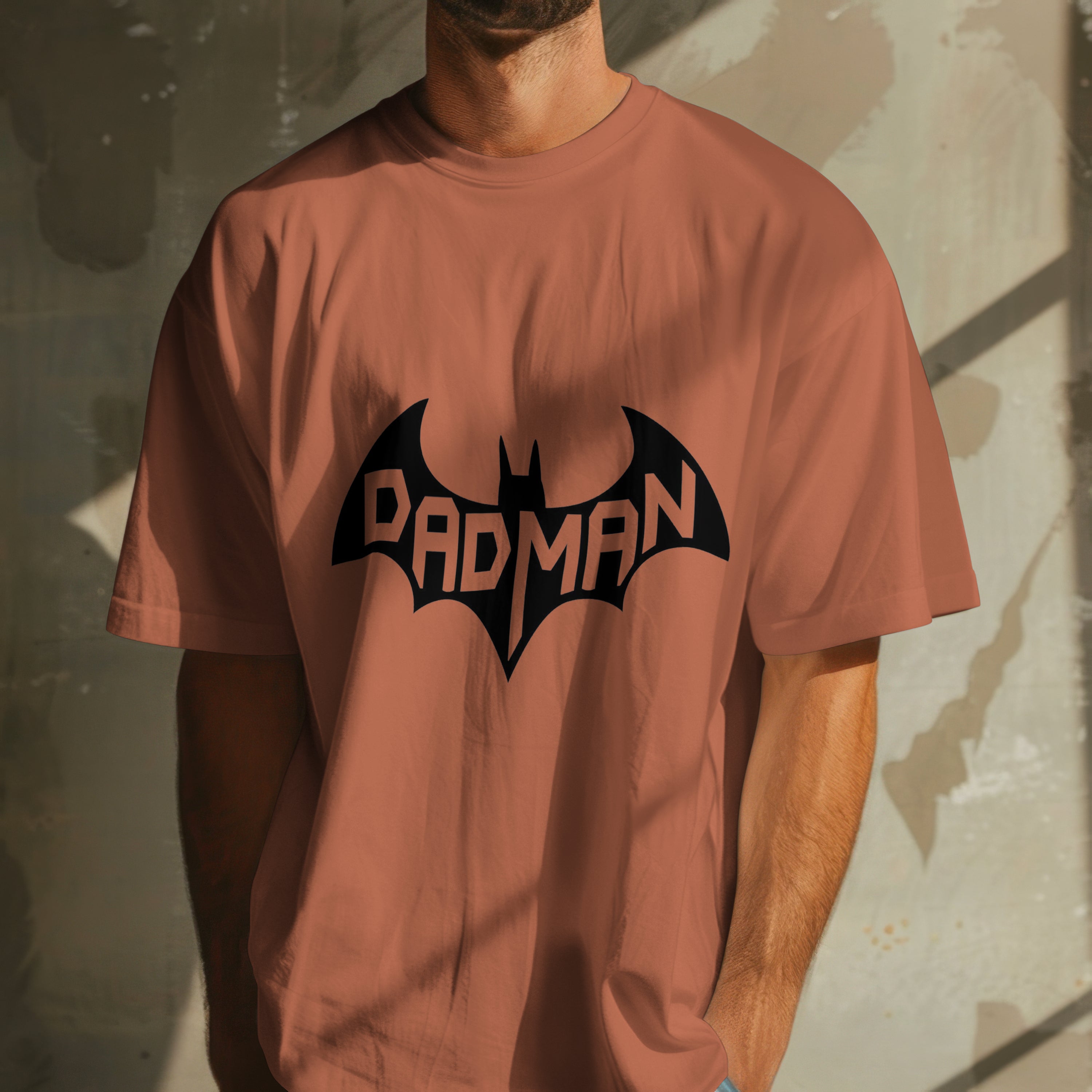 DadMan T-Shirt for Men - RanggRiwaaz Superhero Dad Tee Gift