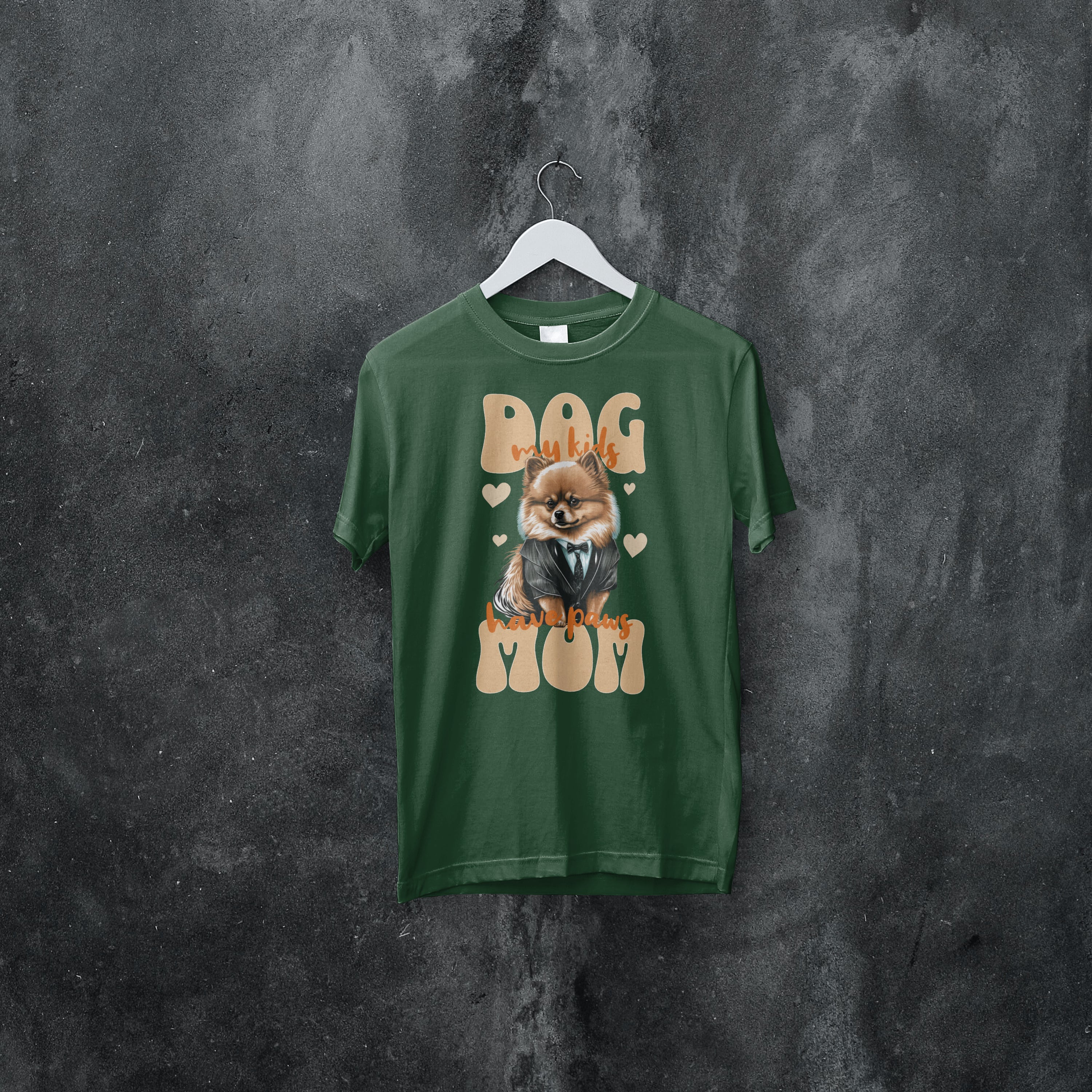 Funny Dog Mom T-Shirt - "My Kids Have Paws" Gift for Her Tee Tshirt by RanggRiwaaz