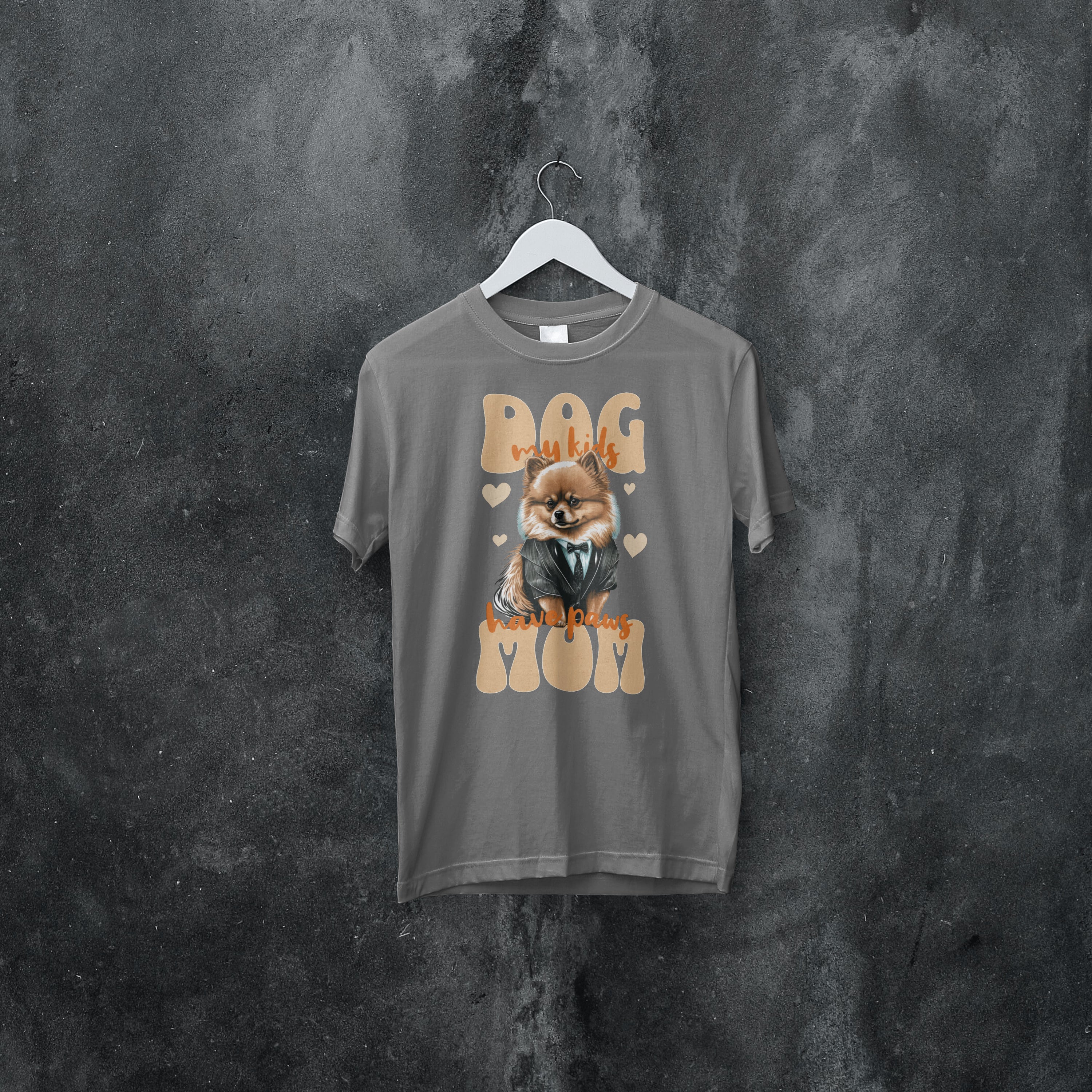 Funny Dog Mom T-Shirt - "My Kids Have Paws" Gift for Her Tee Tshirt by RanggRiwaaz