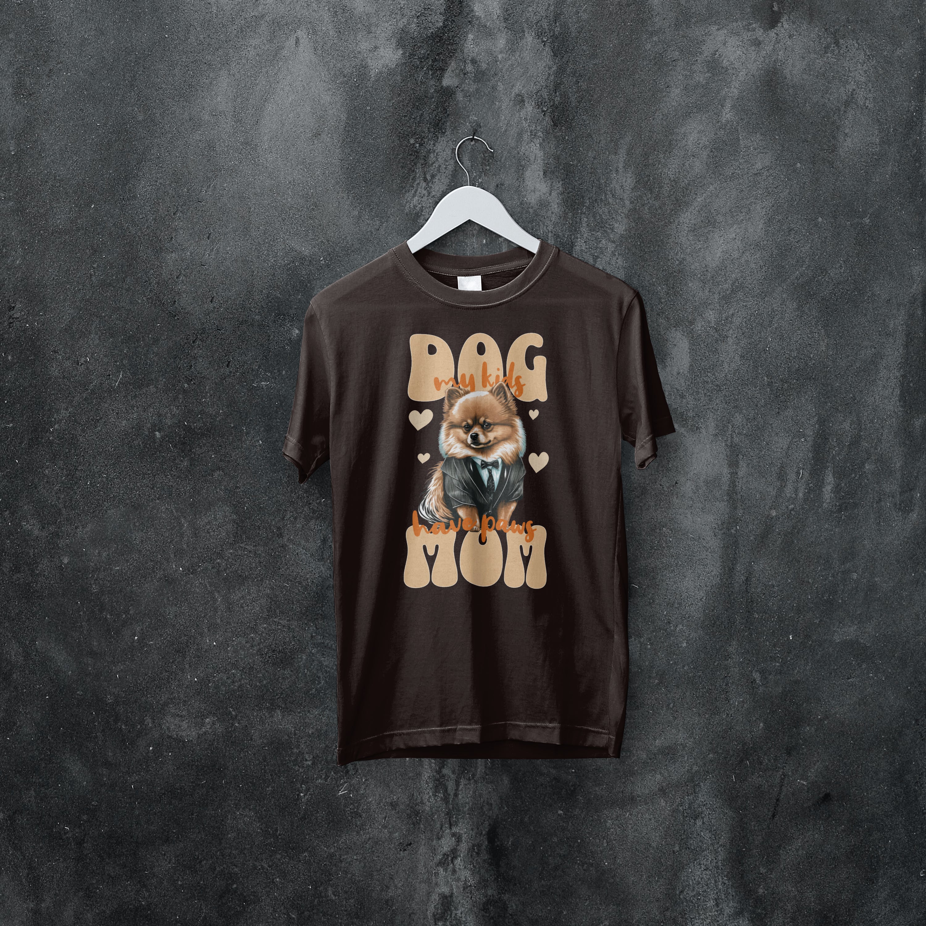 Funny Dog Mom T-Shirt - "My Kids Have Paws" Gift for Her Tee Tshirt by RanggRiwaaz