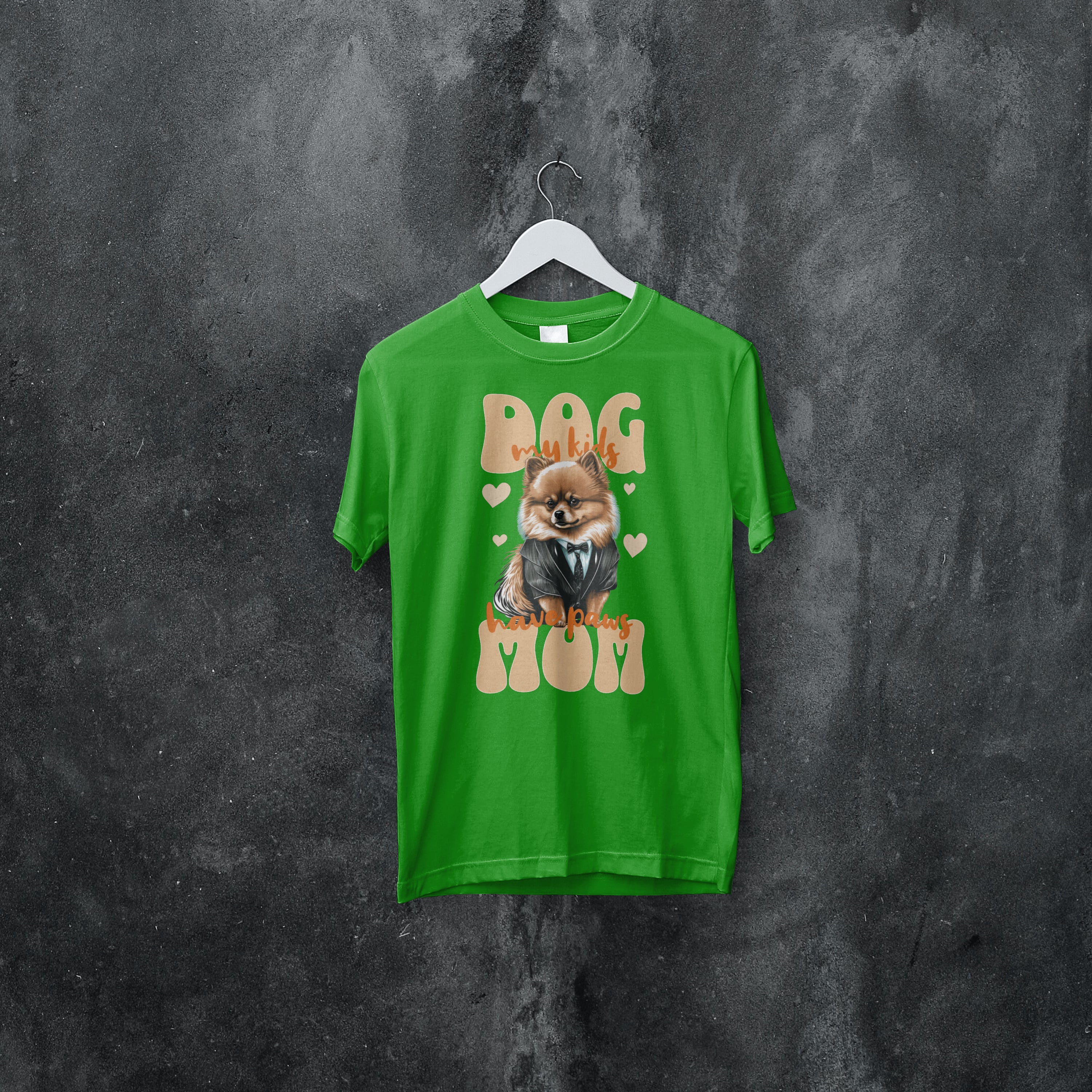 Funny Dog Mom T-Shirt - "My Kids Have Paws" Gift for Her Tee Tshirt by RanggRiwaaz