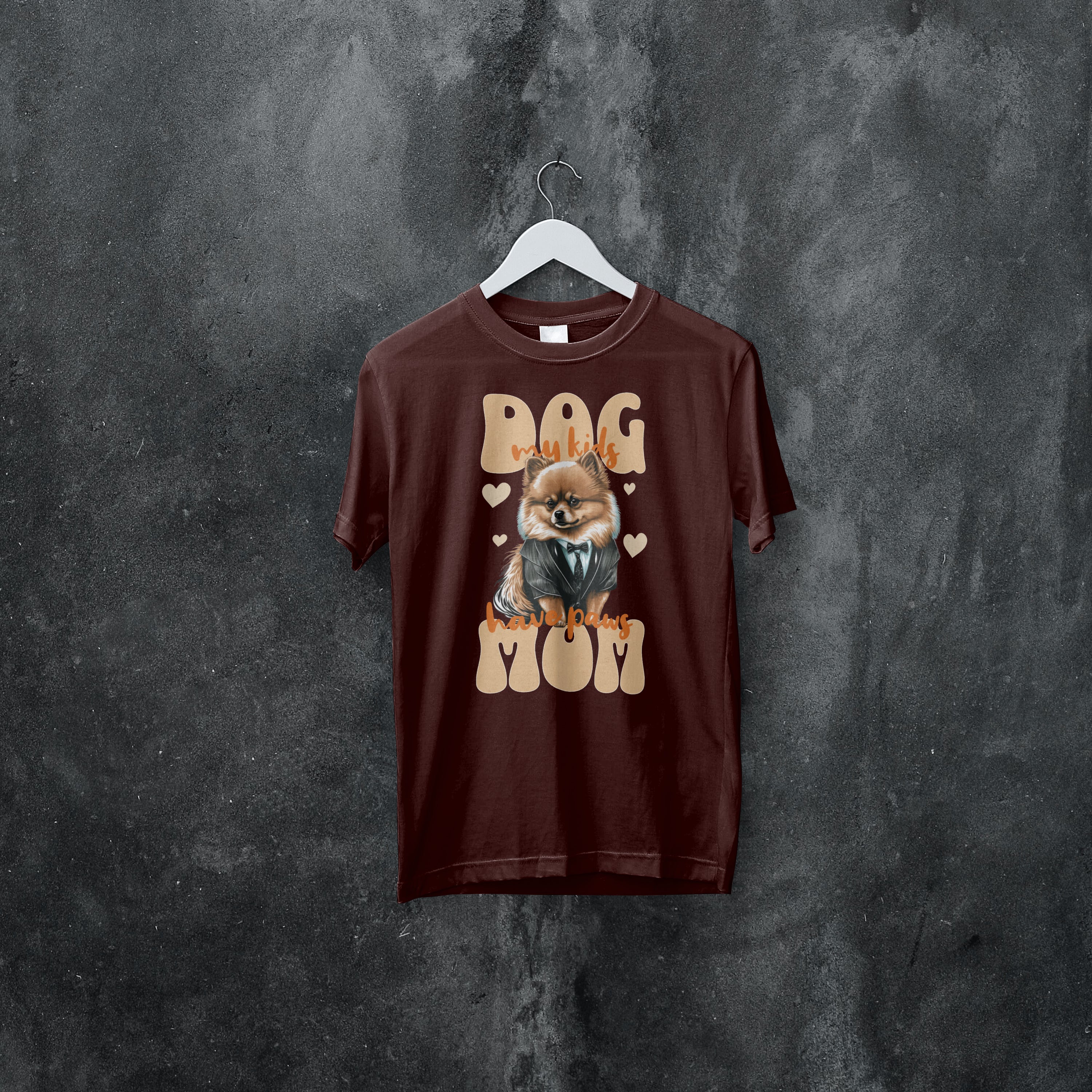 Funny Dog Mom T-Shirt - "My Kids Have Paws" Gift for Her Tee Tshirt by RanggRiwaaz