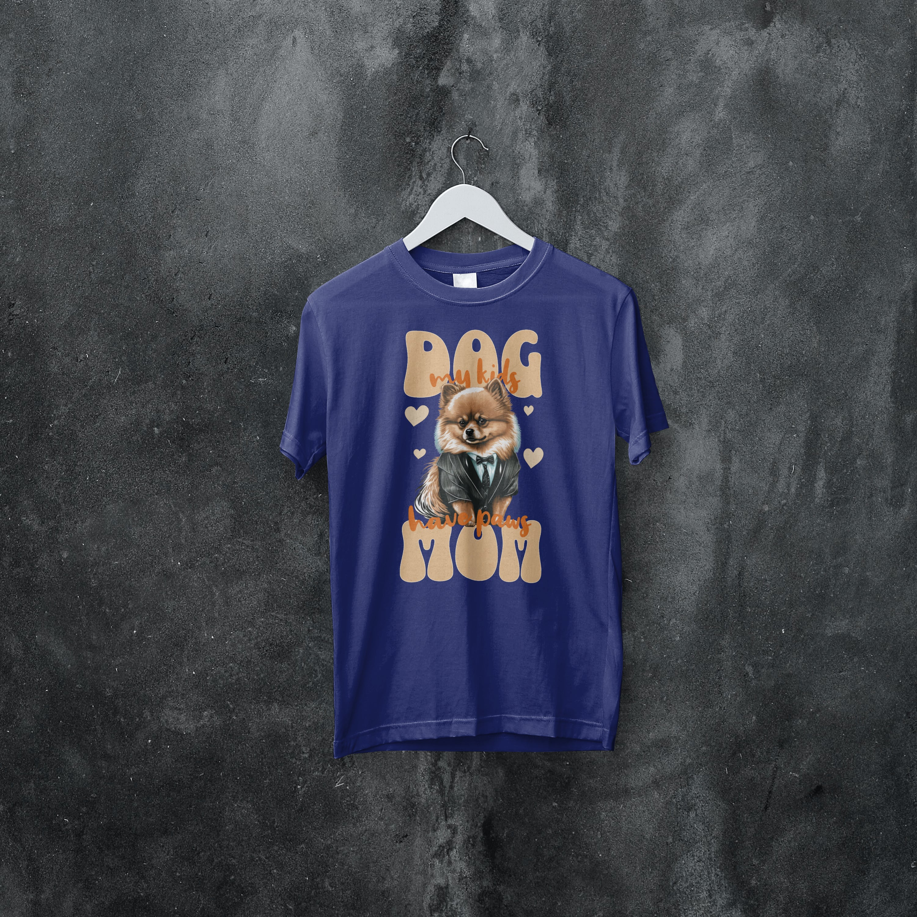 Funny Dog Mom T-Shirt - "My Kids Have Paws" Gift for Her Tee Tshirt by RanggRiwaaz